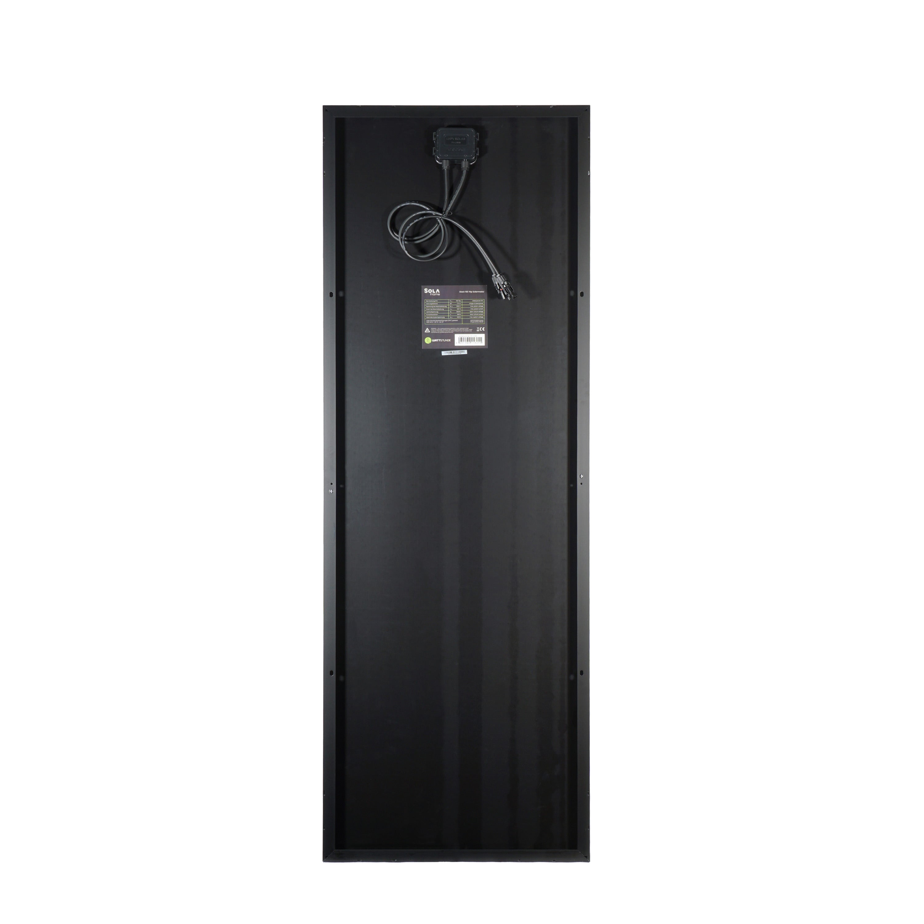WATTSTUNDE® SOLA Frame Black 165Wp