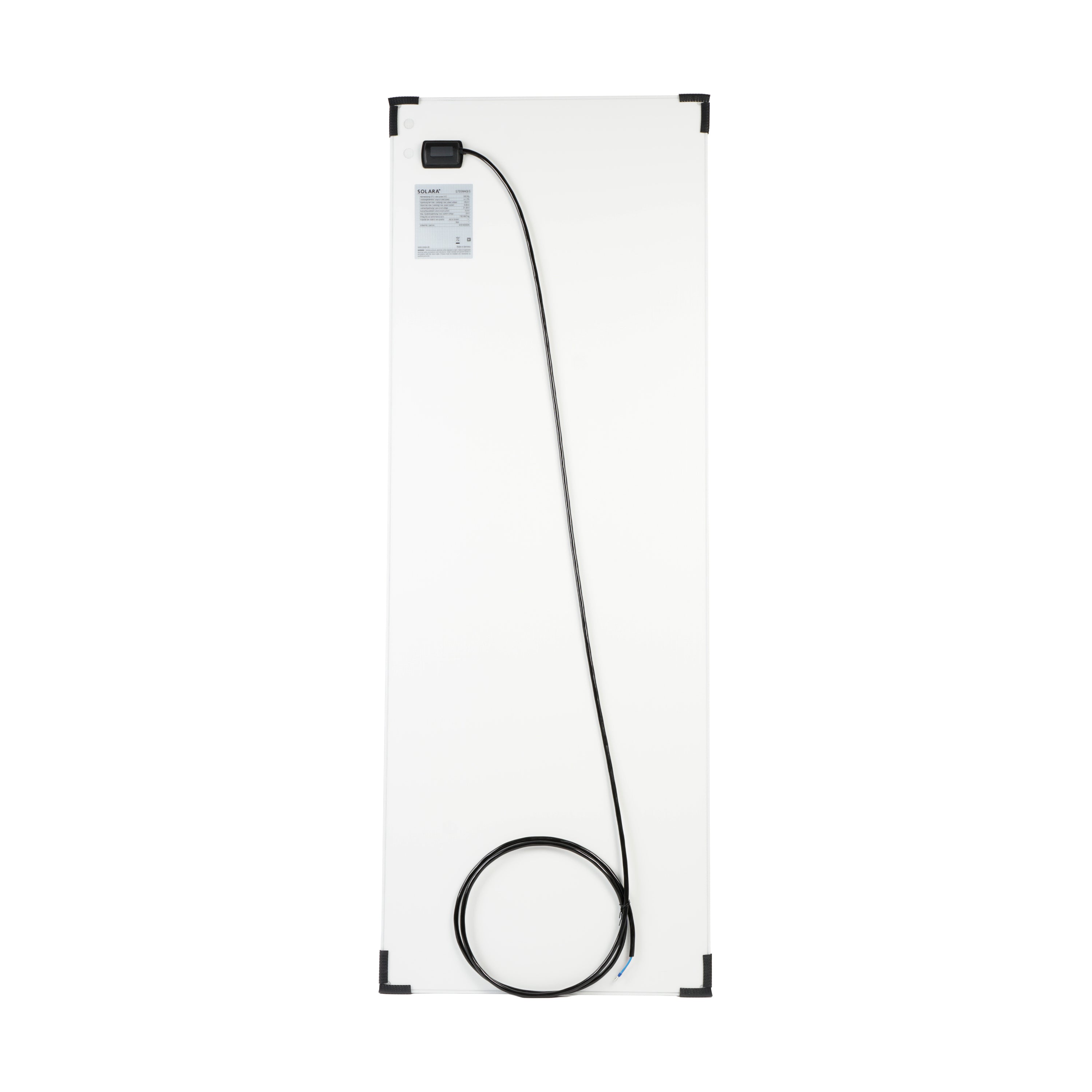 SOLARA Power M-Series S705M43 Marine160Wp cable outlet rear