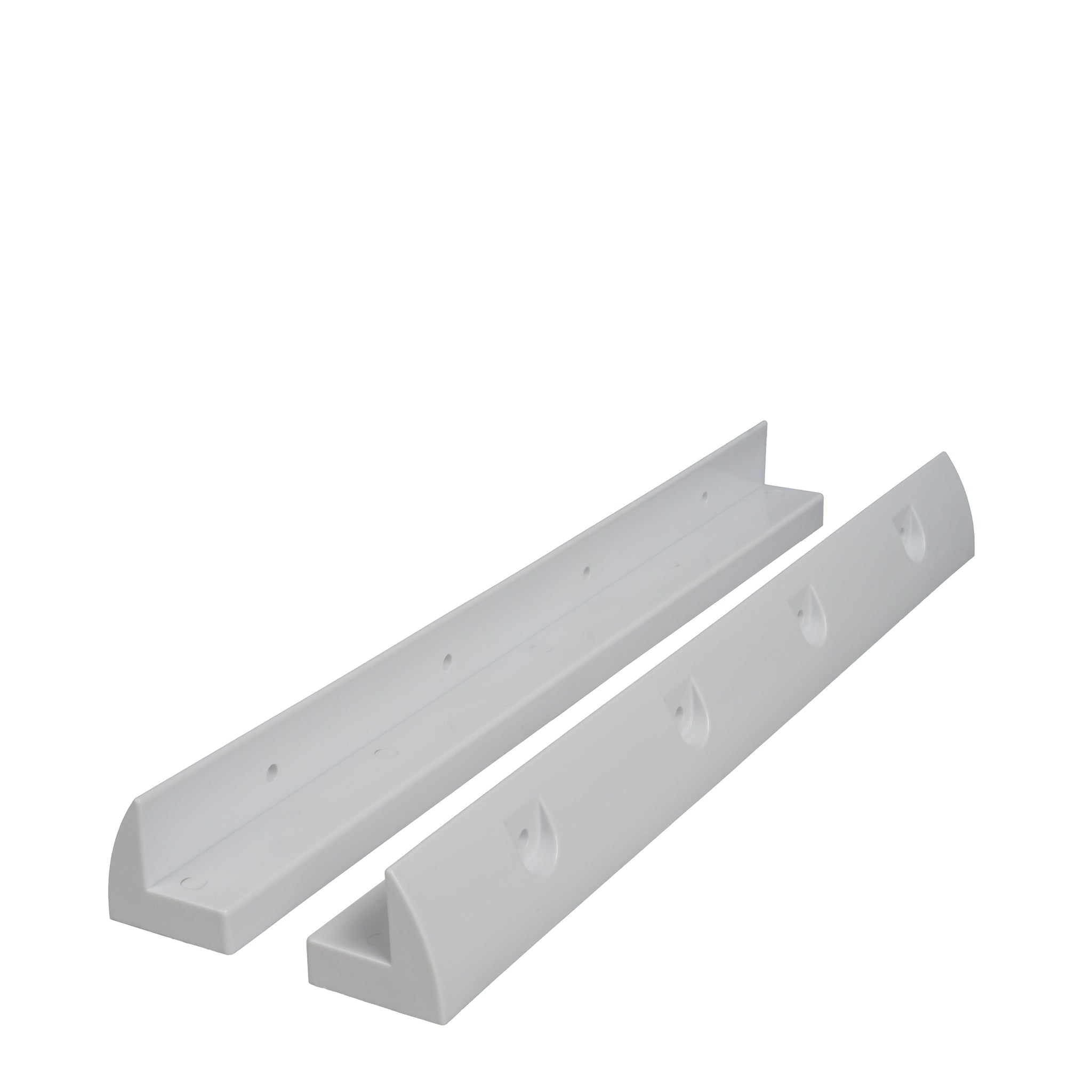 2-teilig kurze Haltespoiler für Solarmodule (weiß 2-teilig kurze Haltespoiler für Solarmodule (weiß