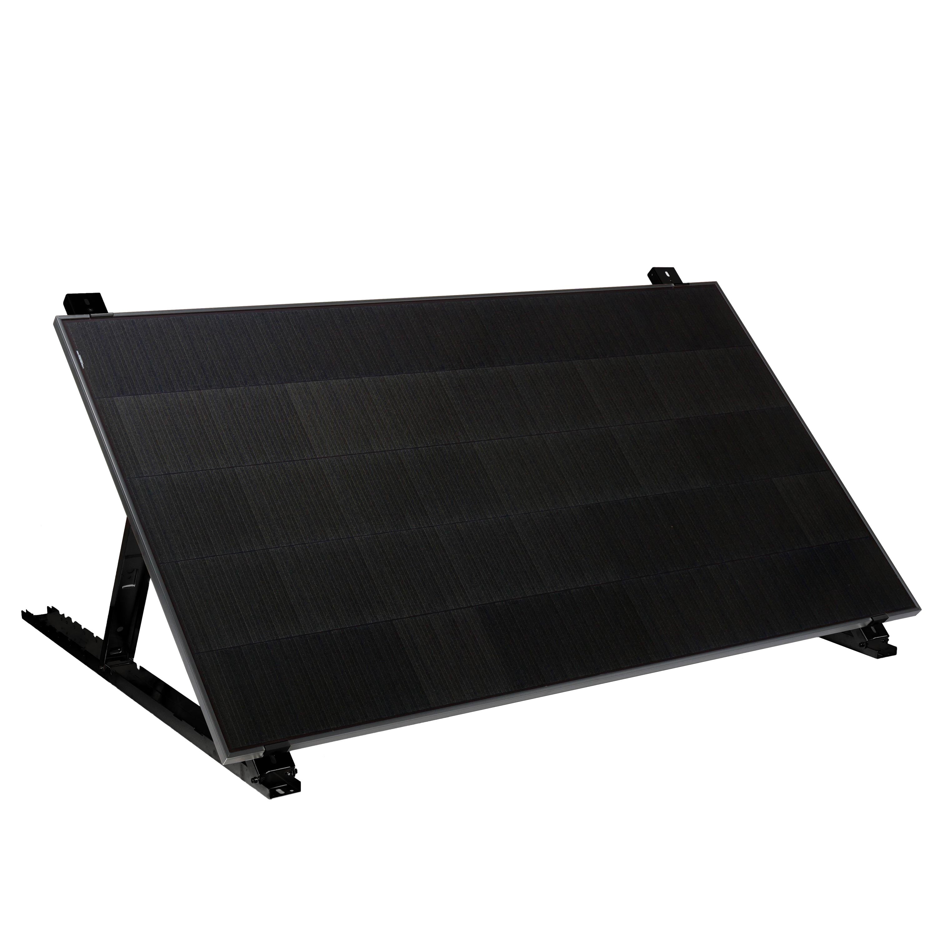 WATTSTUNDE® flat roof solar module mount HST120 black