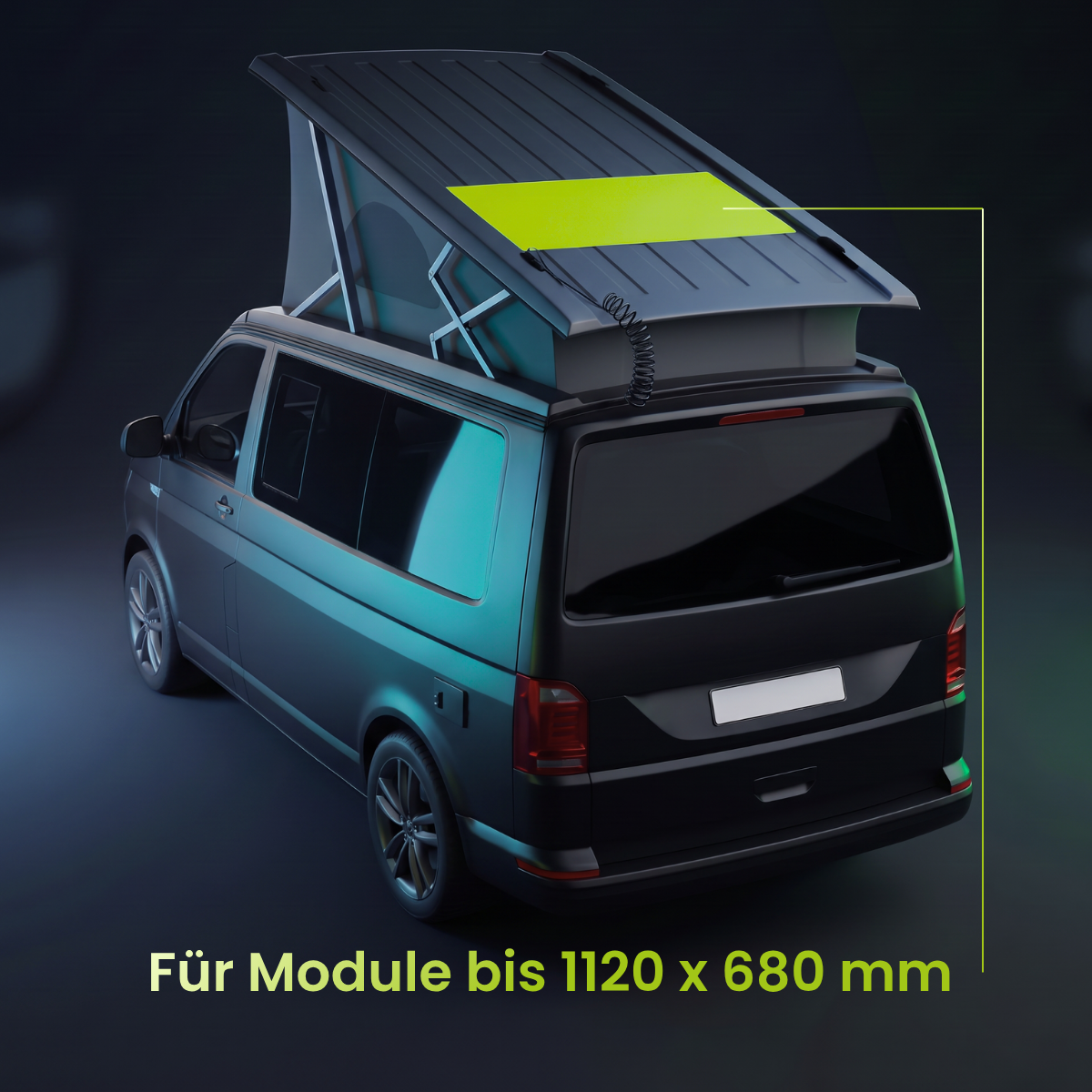 WATTSTUNDE® SOLA Flex Halteplatte - passend für VW California T5/T6/T6.1