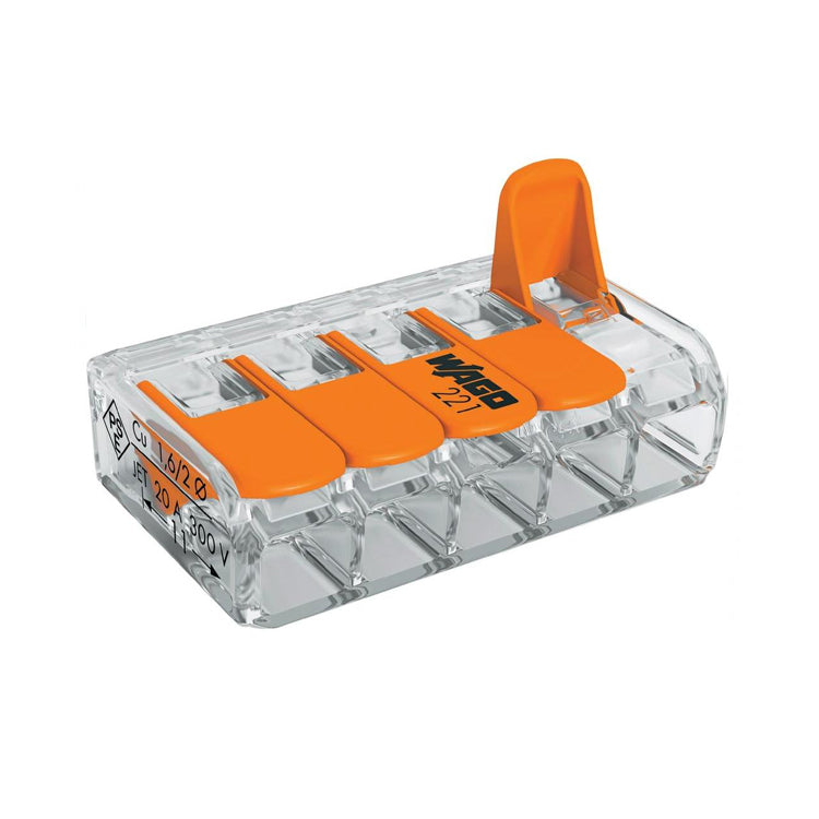 WAGO flexible connection terminal up to 6mm² - 221-615