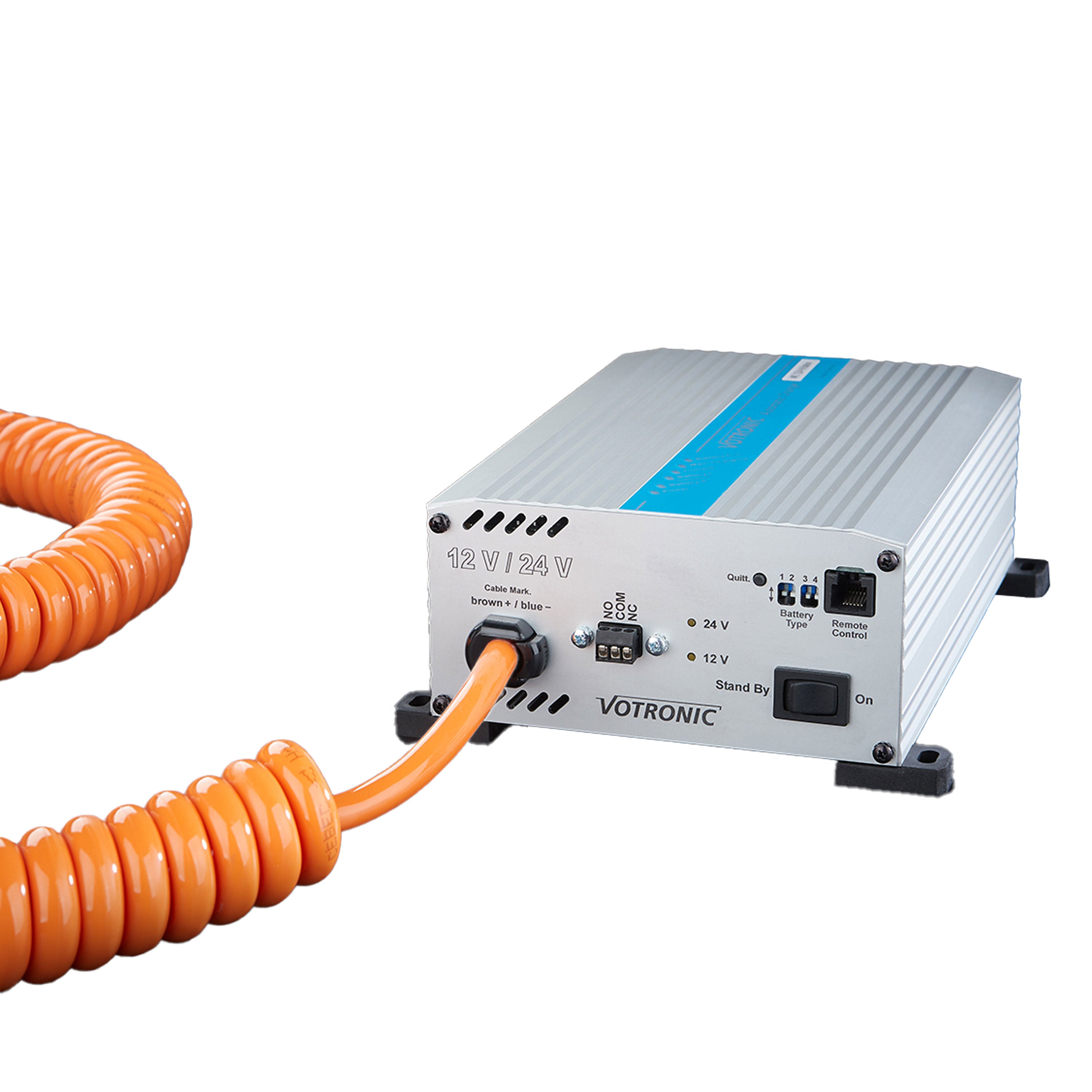 Votronic Automatic Charger VAC 1224 -16 Station with spiral cable 5m - 0524