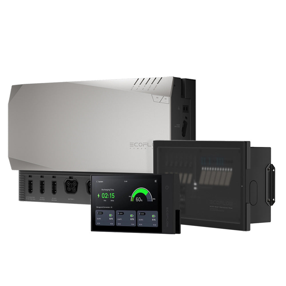 EcoFlow Independence Kit - Power Hub, Distribution Panel, Monitor, and Cable Pack