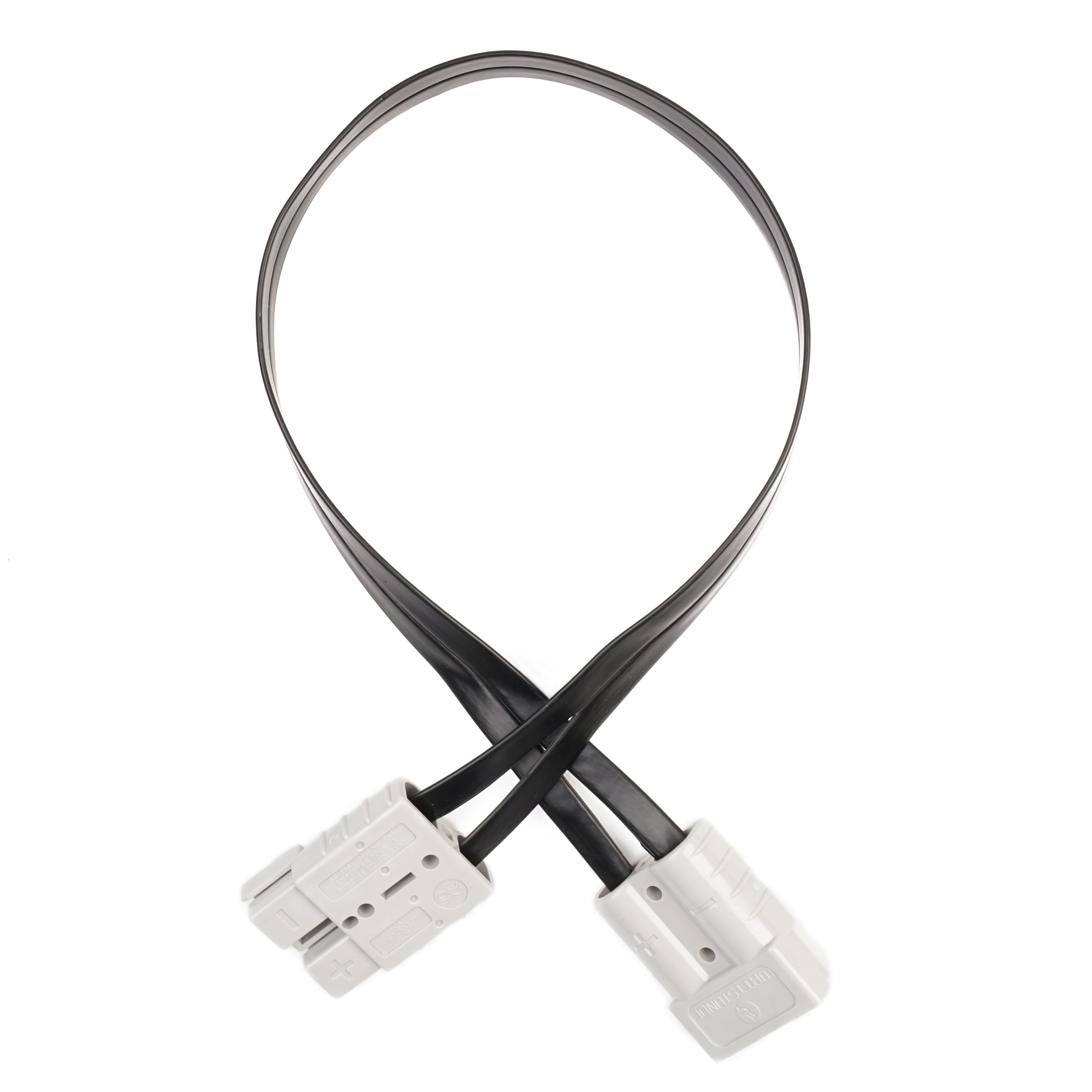 WATTSTUNDE® Ribbon Cable A50/A50 50 cm black