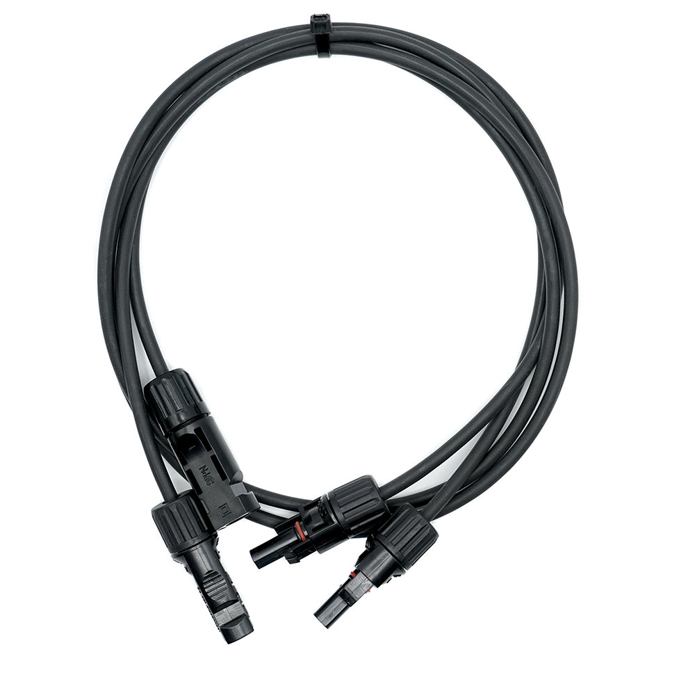 WATTSTUNDE® Solar Extension Cable 2x4 mm² Type-MC4/Type-MC4 10 m Black