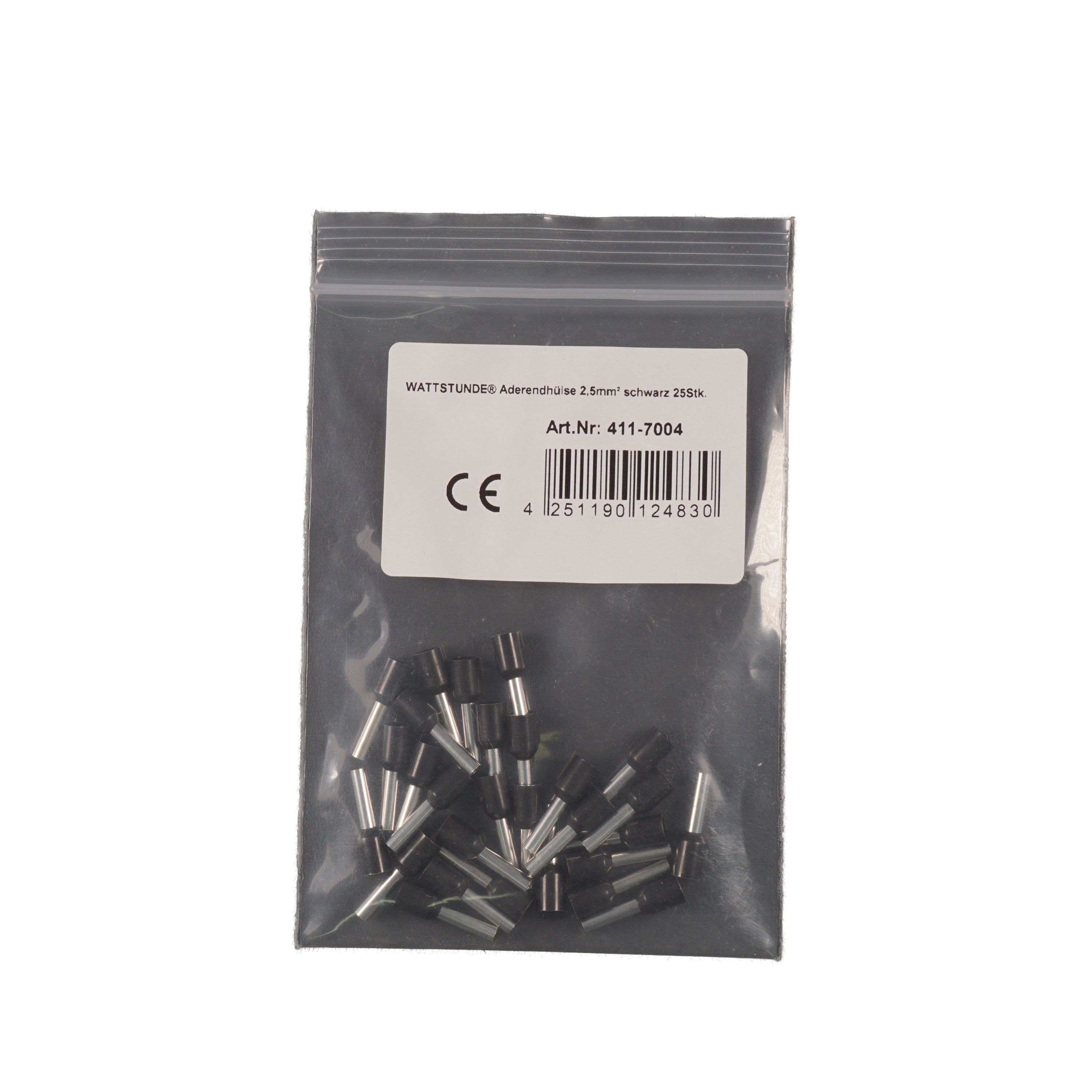 WATTSTUNDE® Ferrule 2.5 mm² black 25 pcs.