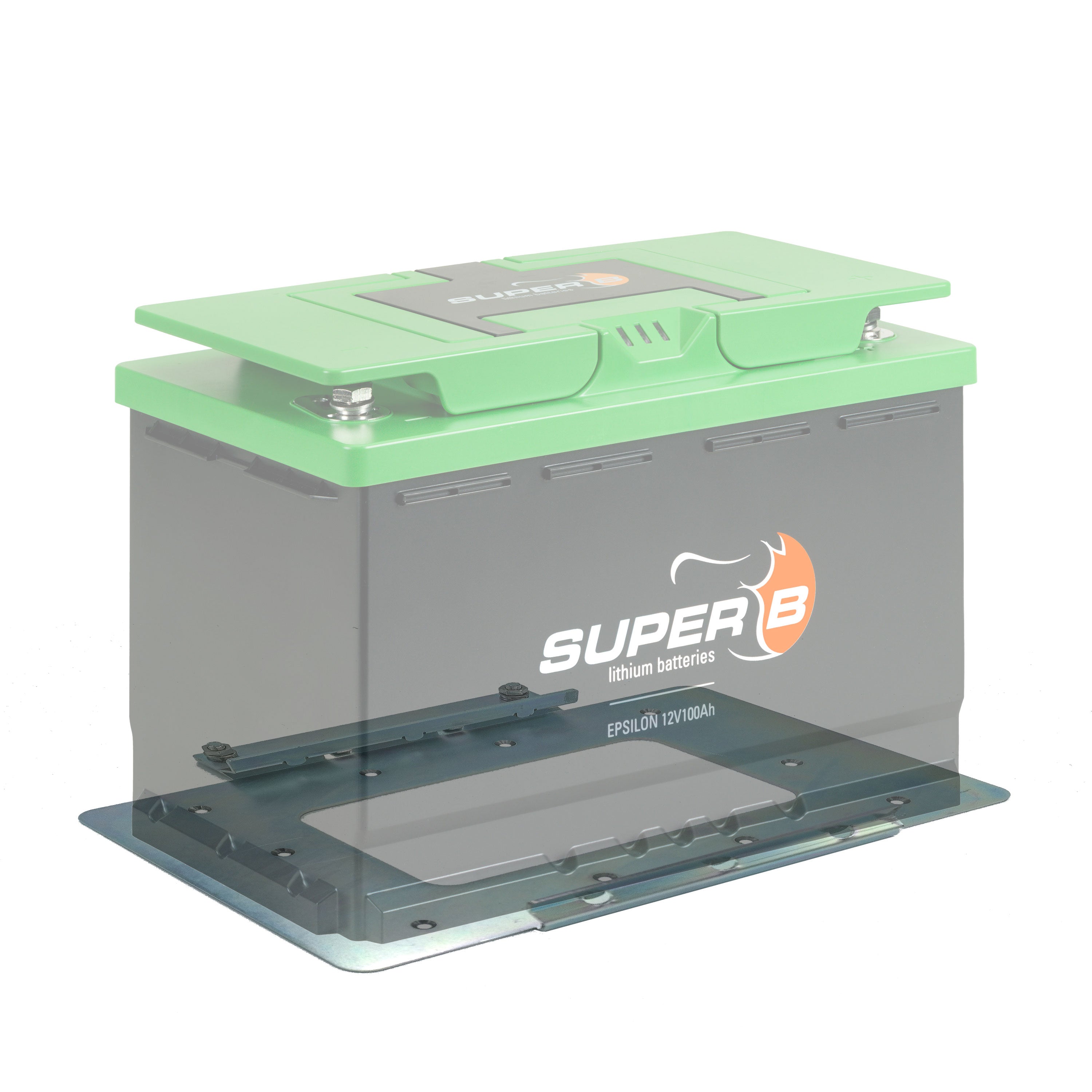 Super B battery holder for Epsilon
