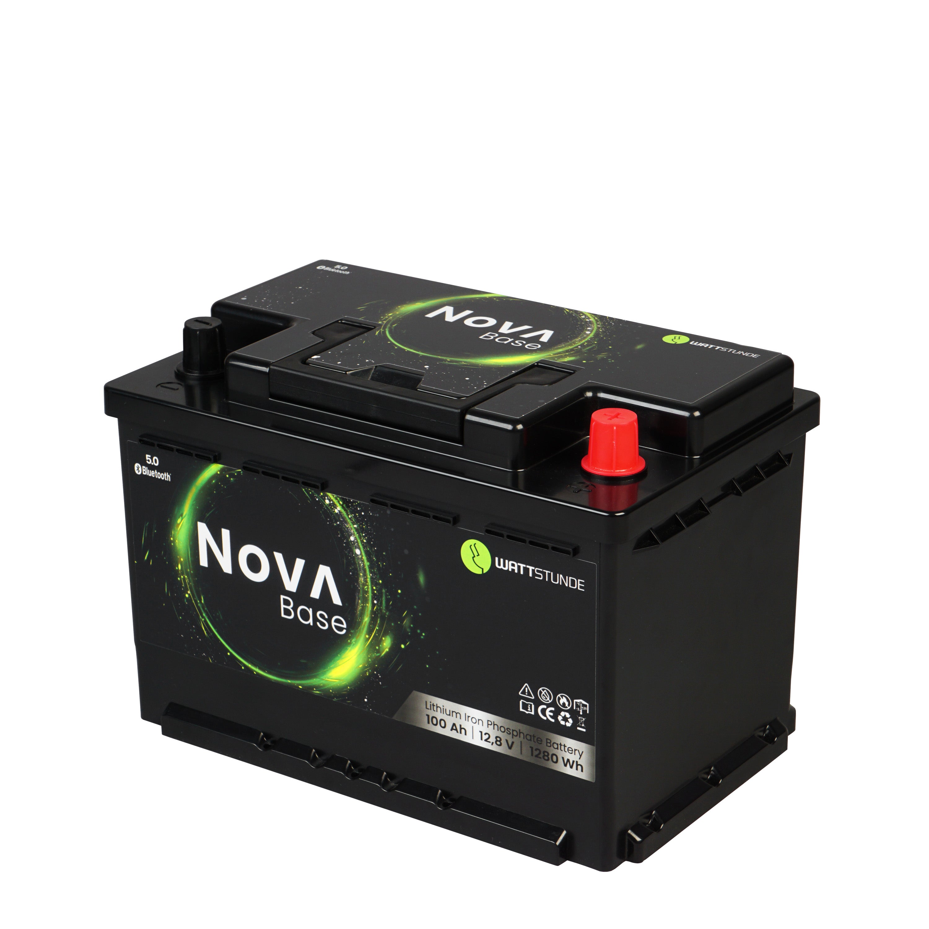 WATTSTUNDE® NOVA Base 100Ah battery LiFePO4