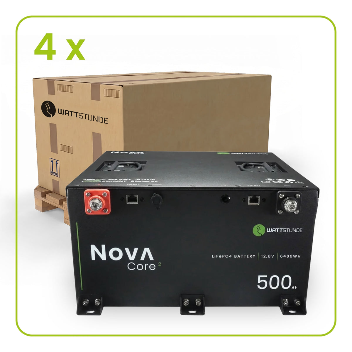 WATTSTUNDE® NOVA Core 2 500Ah Batterie LiFePO4