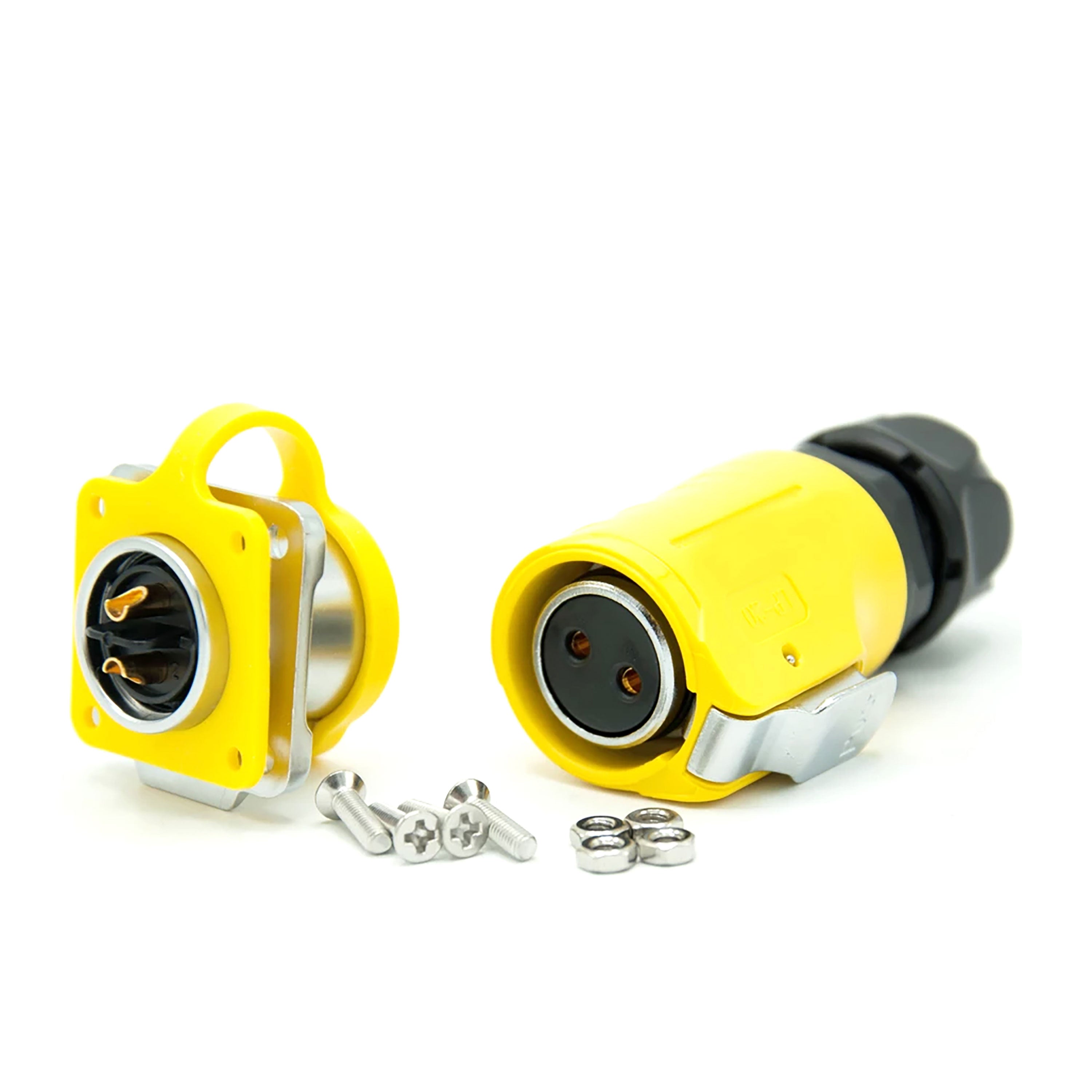 WATTSTUNDE® external connection plug/socket YELLOW