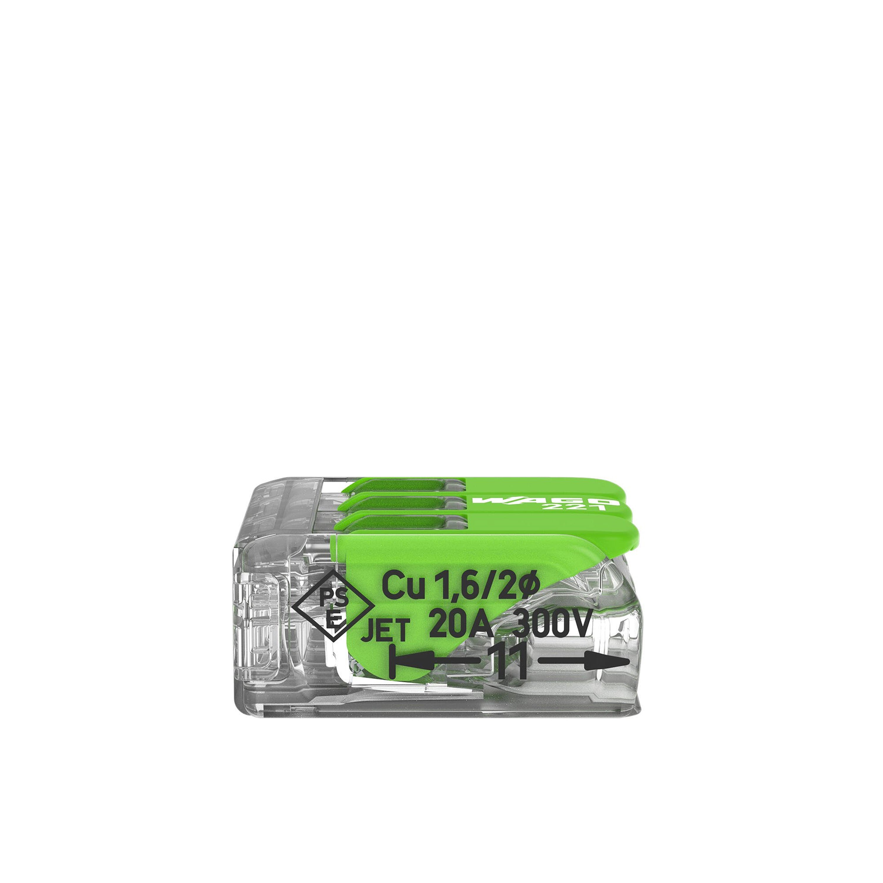 WAGO Green Range flexible connecting terminal up to 4mm² - 221-423 | Pack of 50