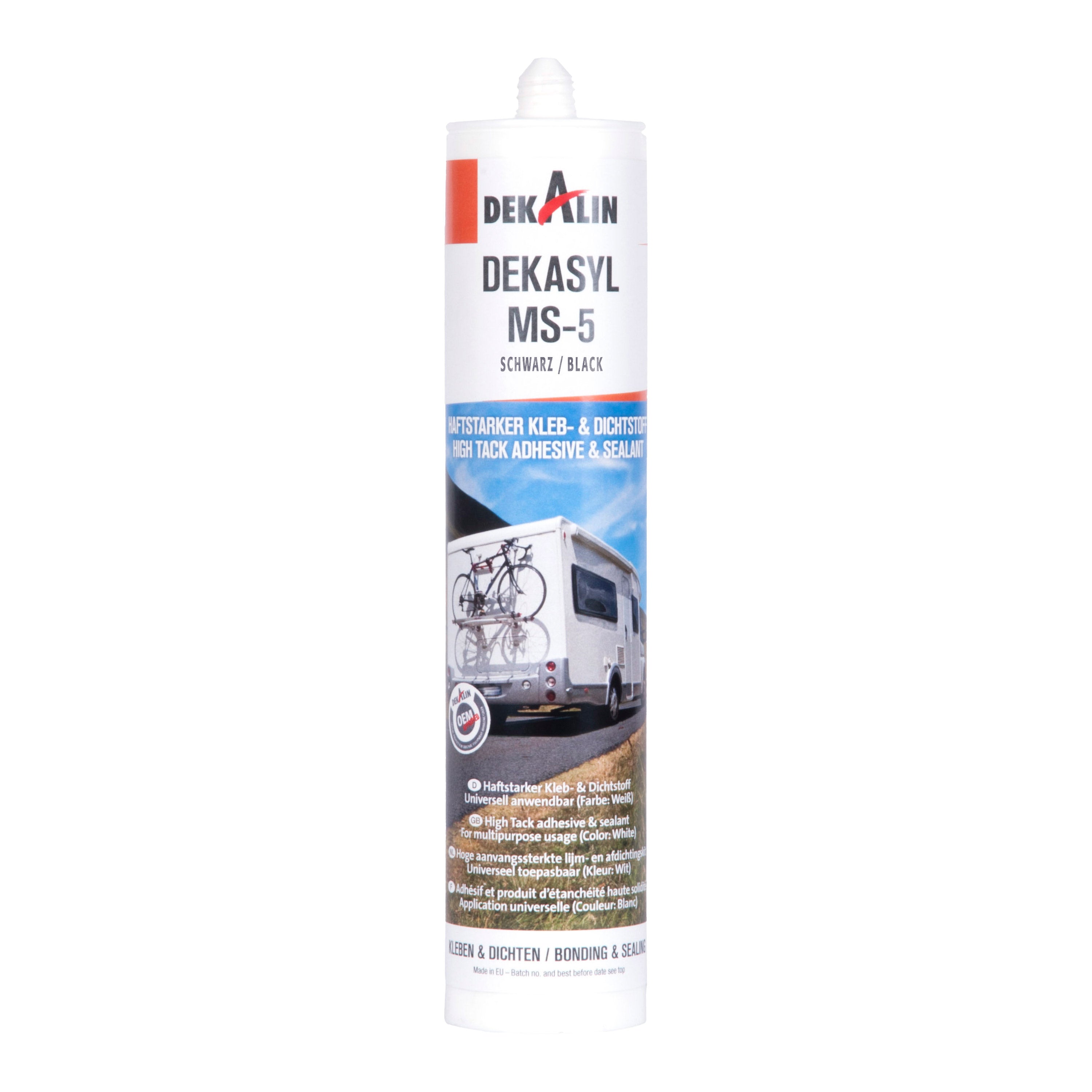 12er Pack Dekalin Dekasyl MS-5 schwarz 290ml -MHD kurz/abgelaufen-