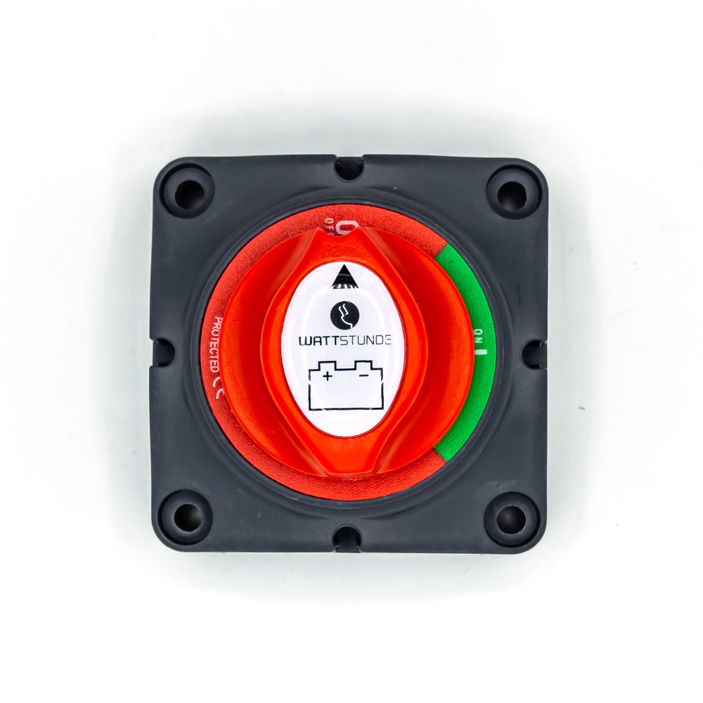 WATTSTUNDE® Battery Disconnect Switch 1 Battery with Housing