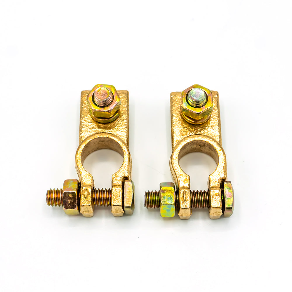 WATTSTUNDE® Battery terminal clamps BAKA positive pole negative pole 1x pair