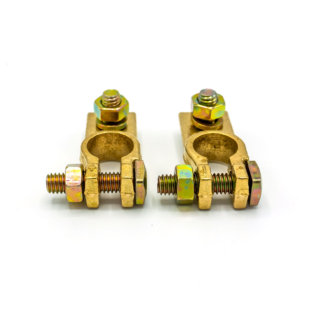 WATTSTUNDE® Battery terminal clamps BAKA positive pole negative pole 1x pair