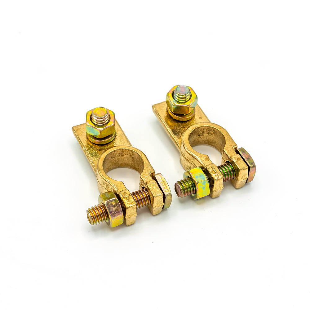 WATTSTUNDE® Battery terminal clamps BAKA positive pole negative pole 1x pair