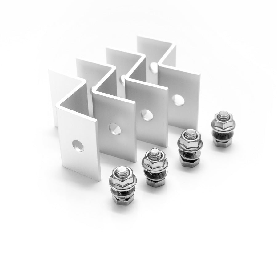 WATTSTUNDE® 38mm Aluminum Z-Bracket HSZ38 White Mount