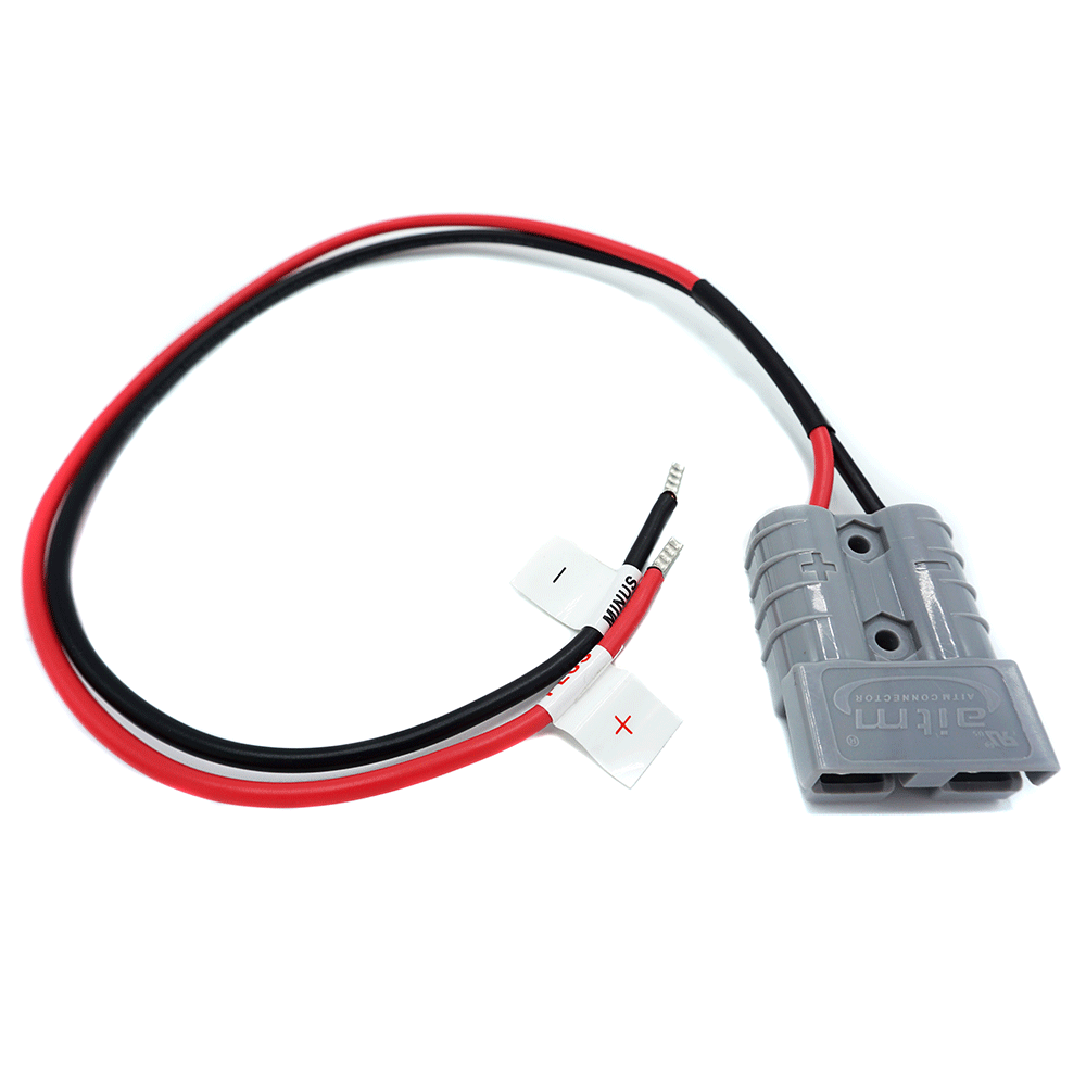 WATTSTUNDE® adapter cable 4mm² A50/ferrule 50cm black