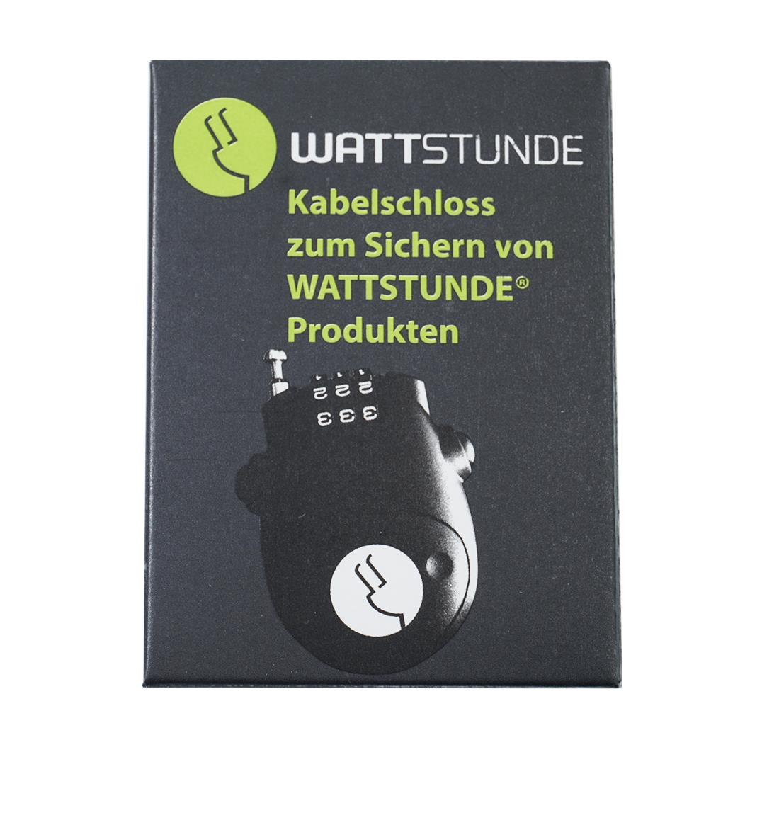 WATTSTUNDE® WS-KS-SF SunFolder SafeLock cable lock
