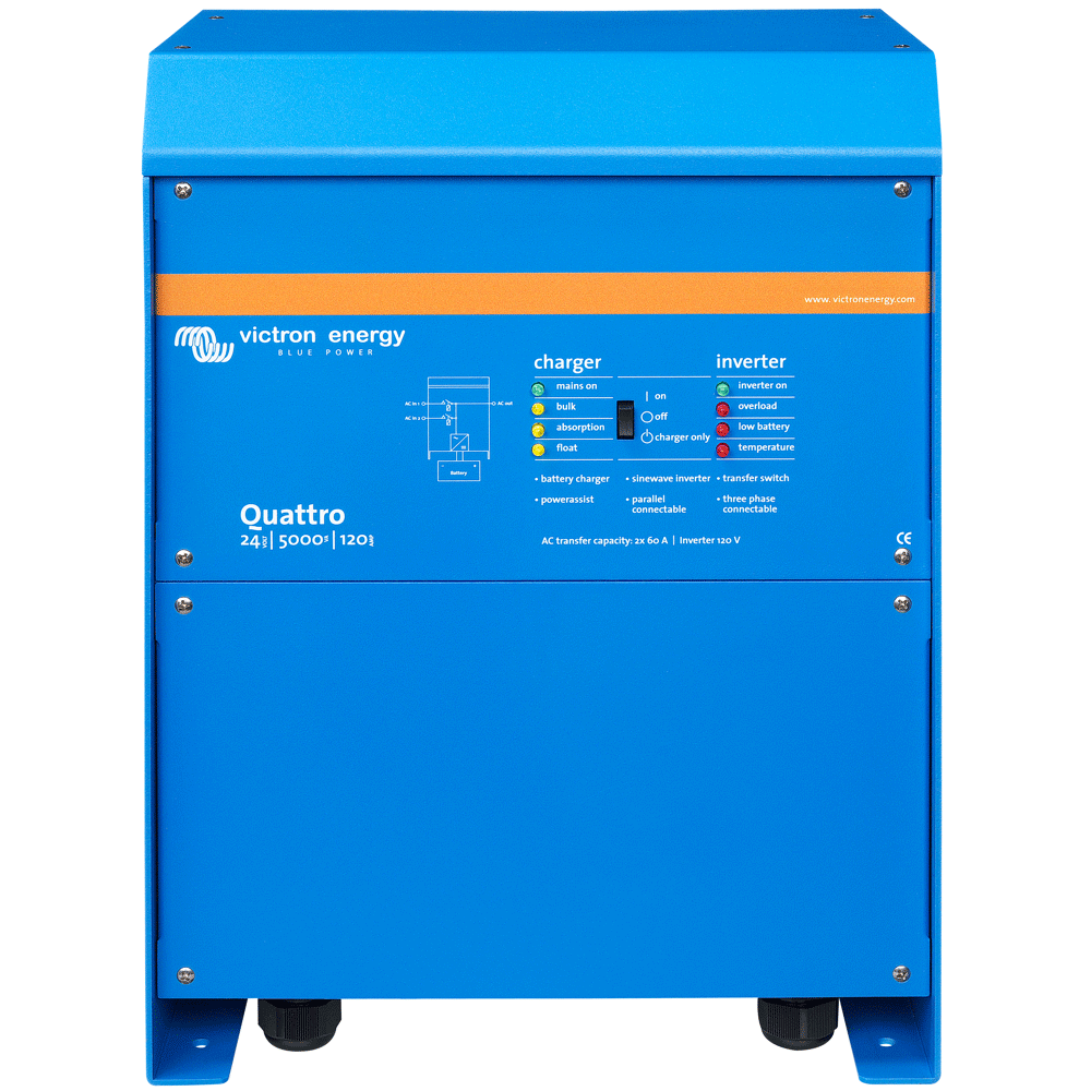 Victron Quattro 24/5000/120-100 Inverter 4000W and Charger 24V