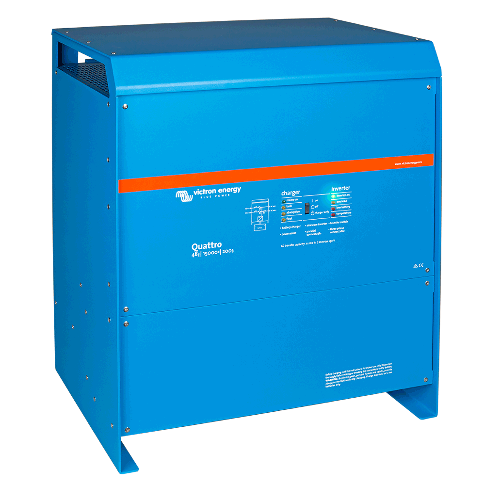 Victron Quattro 48/15000/200-100/100 inverter and charge controller 230 V VE.Bus