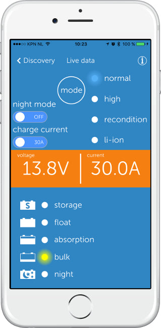 Victron Blue Smart IP67 battery charger Bluetooth 12/25 1 output