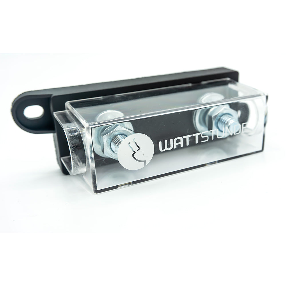 WATTSTUNDE® Fuse Holder FH-M1 Transparent for ANM High-Current Fuses