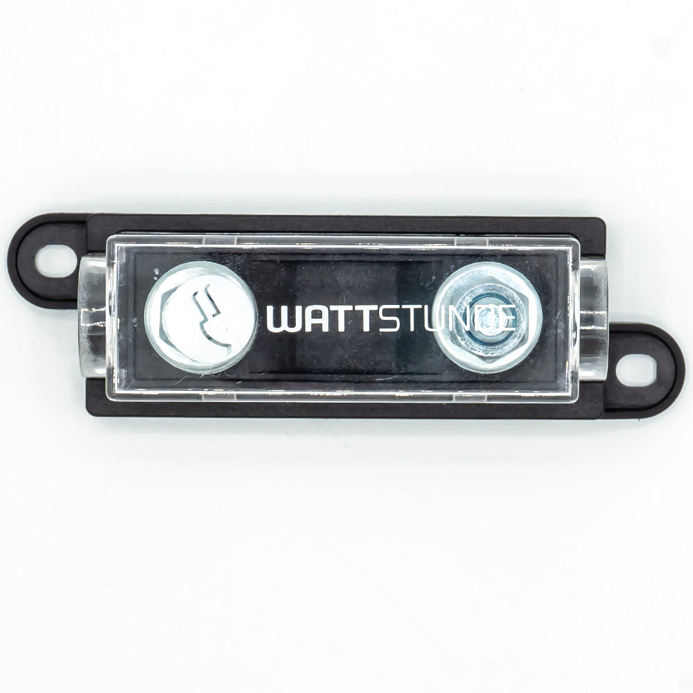 WATTSTUNDE® Fuse Holder FH-M1 Transparent for ANM High-Current Fuses