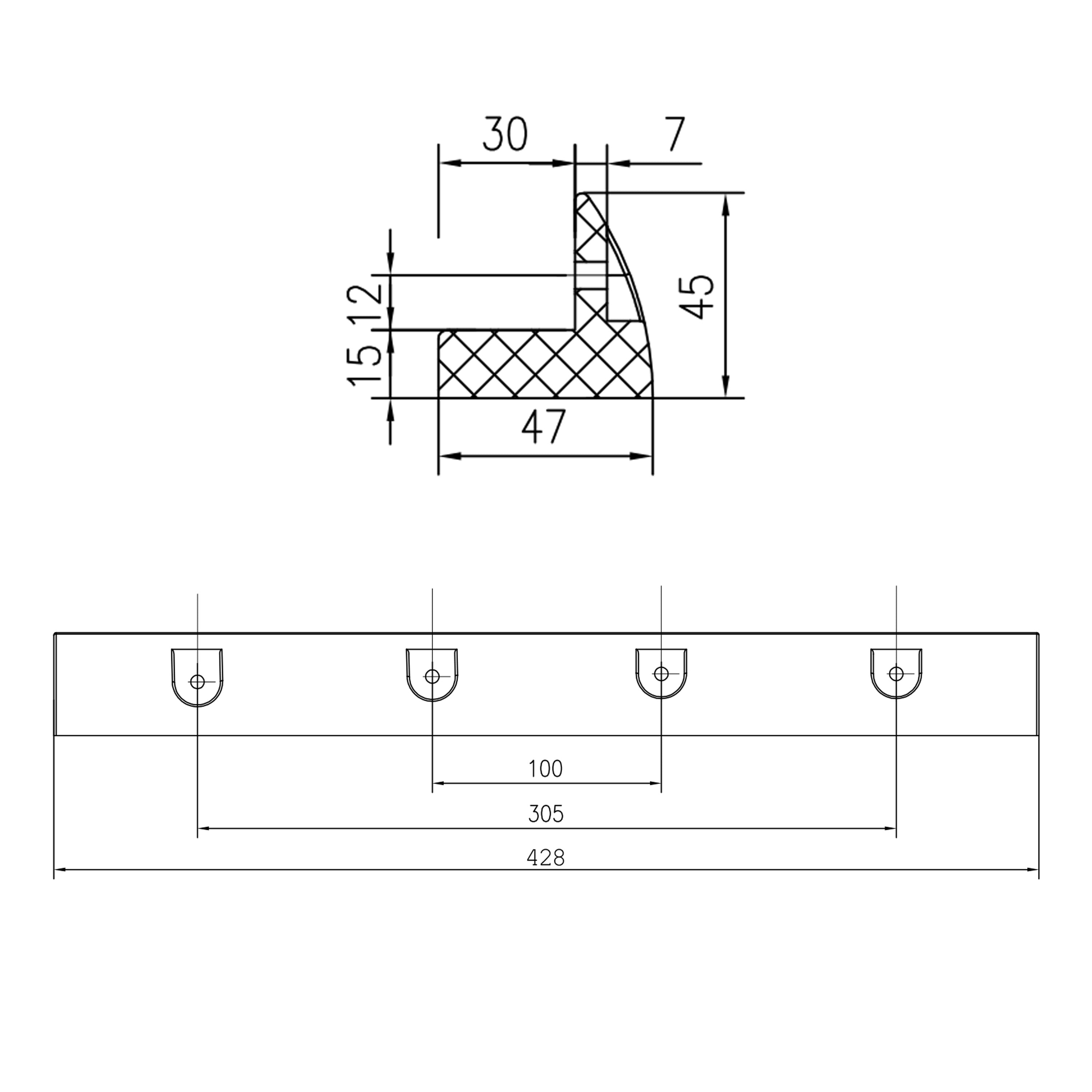 WATTSTUNDE® MOUNT solar module mount 43 white