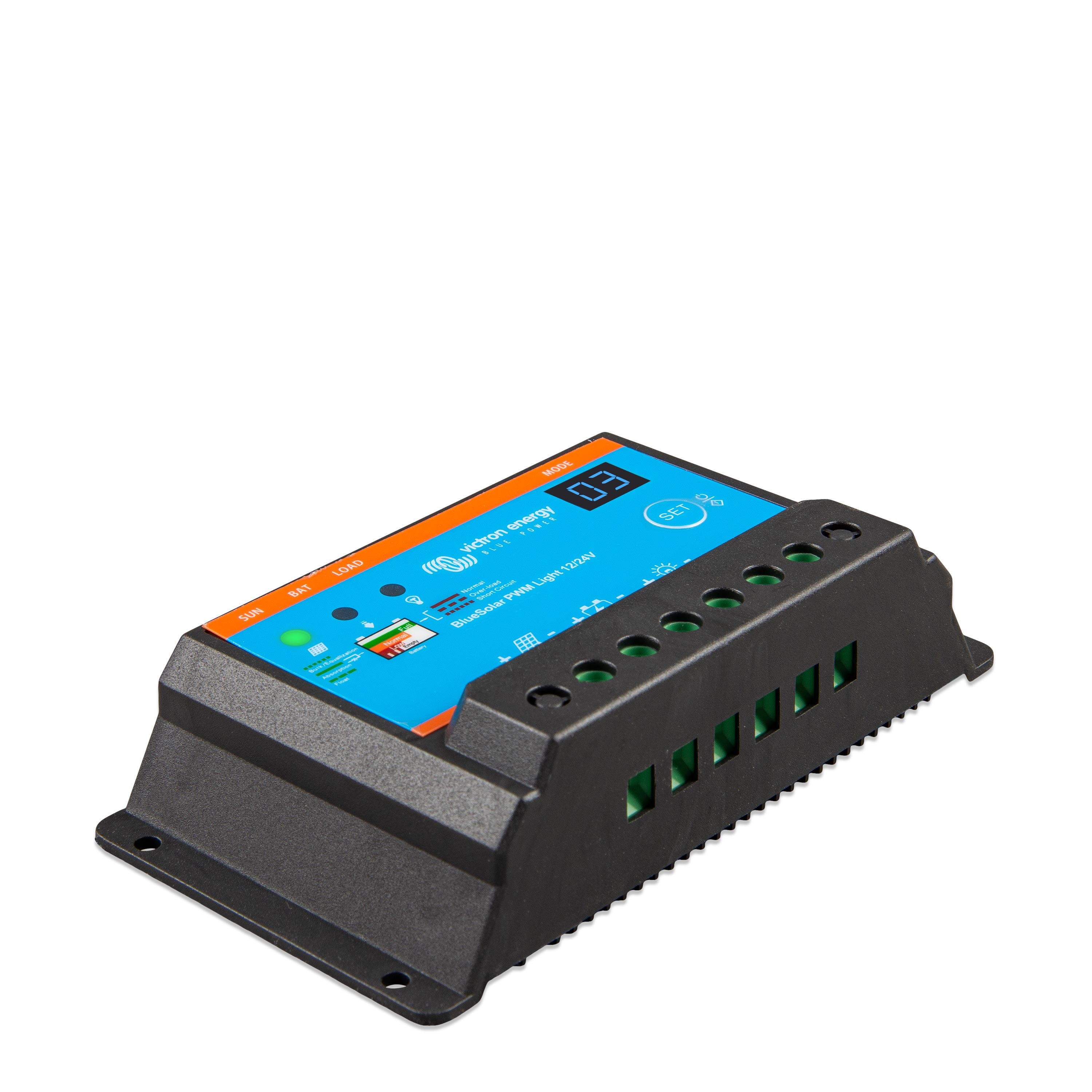 Victron BlueSolar PWM Light Charge Controller 12/24V-20A