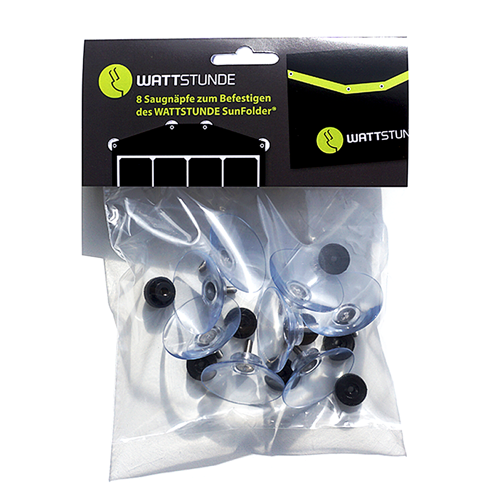 WATTSTUNDE® suction cups for SunFolder 8 pieces