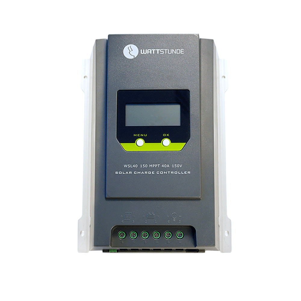 WATTSTUNDE® 40 A 150 V MPPT Solar Charge Controller WSL40.150 MPPT 24 / 48 V