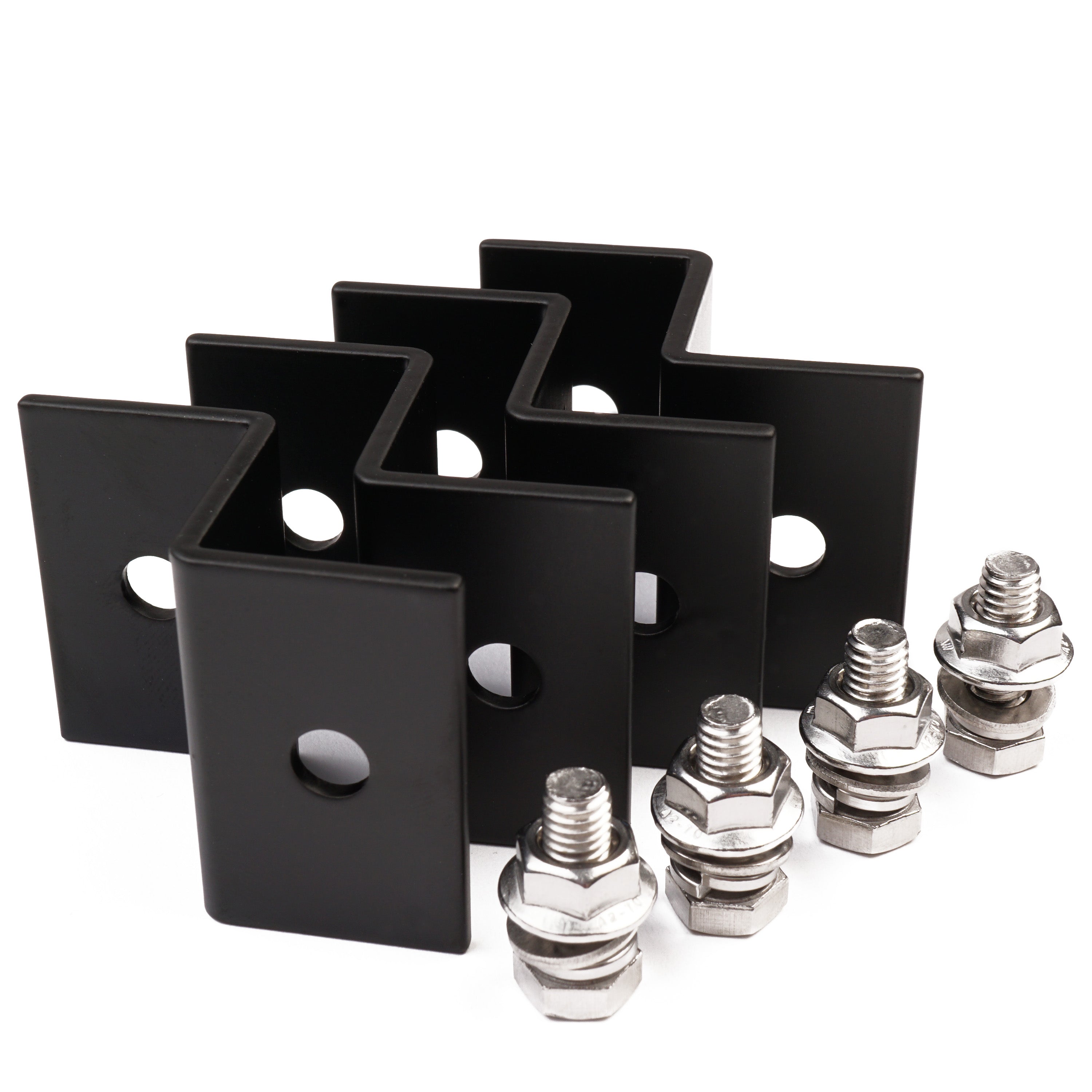 WATTSTUNDE® 38mm aluminum Z-bracket HSZ38 black bracket