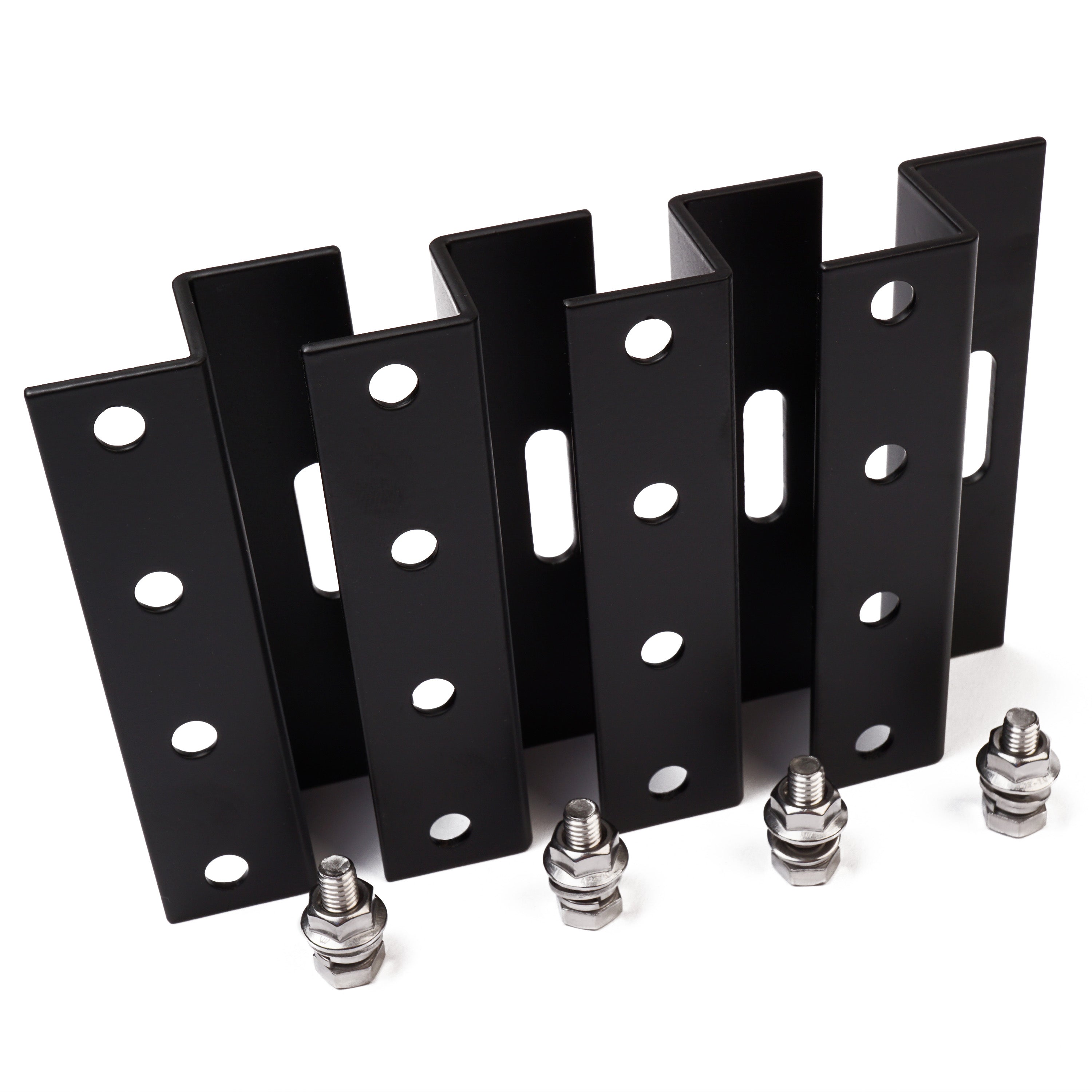 WATTSTUNDE® 100mm aluminum Z-bracket HSZ100 black bracket