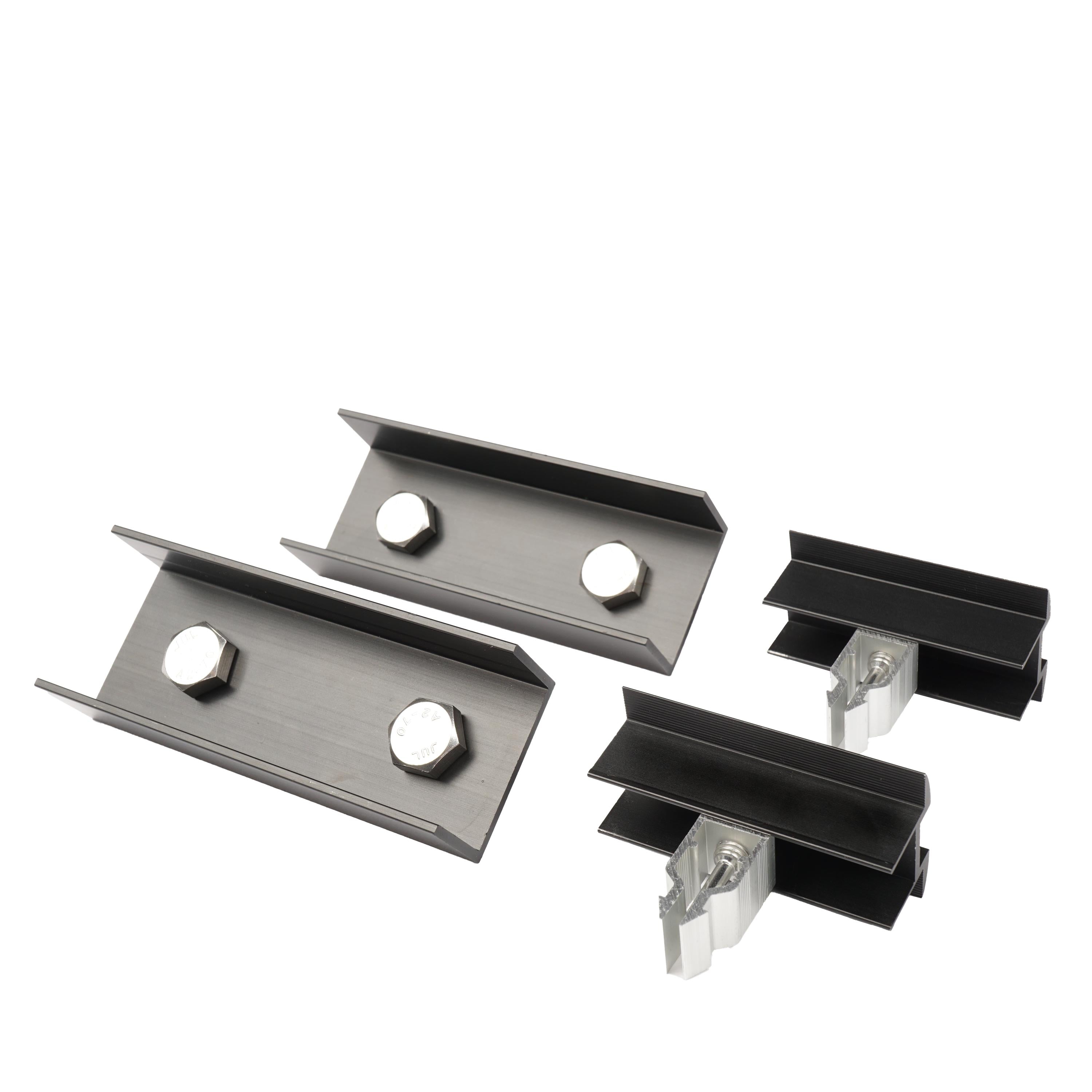 WATTSTUNDE® house roof mount middle clamps + connectors