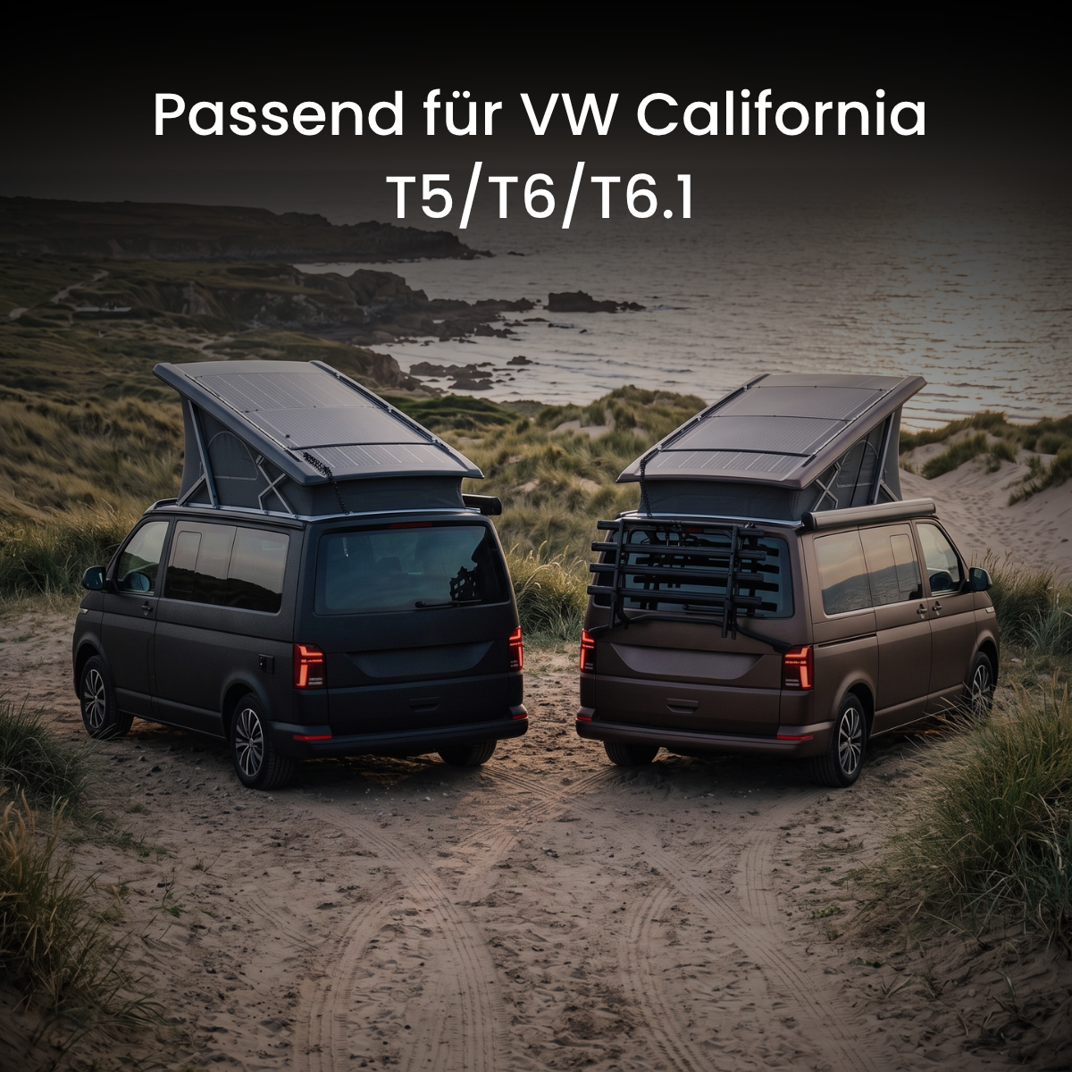 WATTSTUNDE® SOLA Flex Halteplatte - passend für VW California T5/T6/T6.1