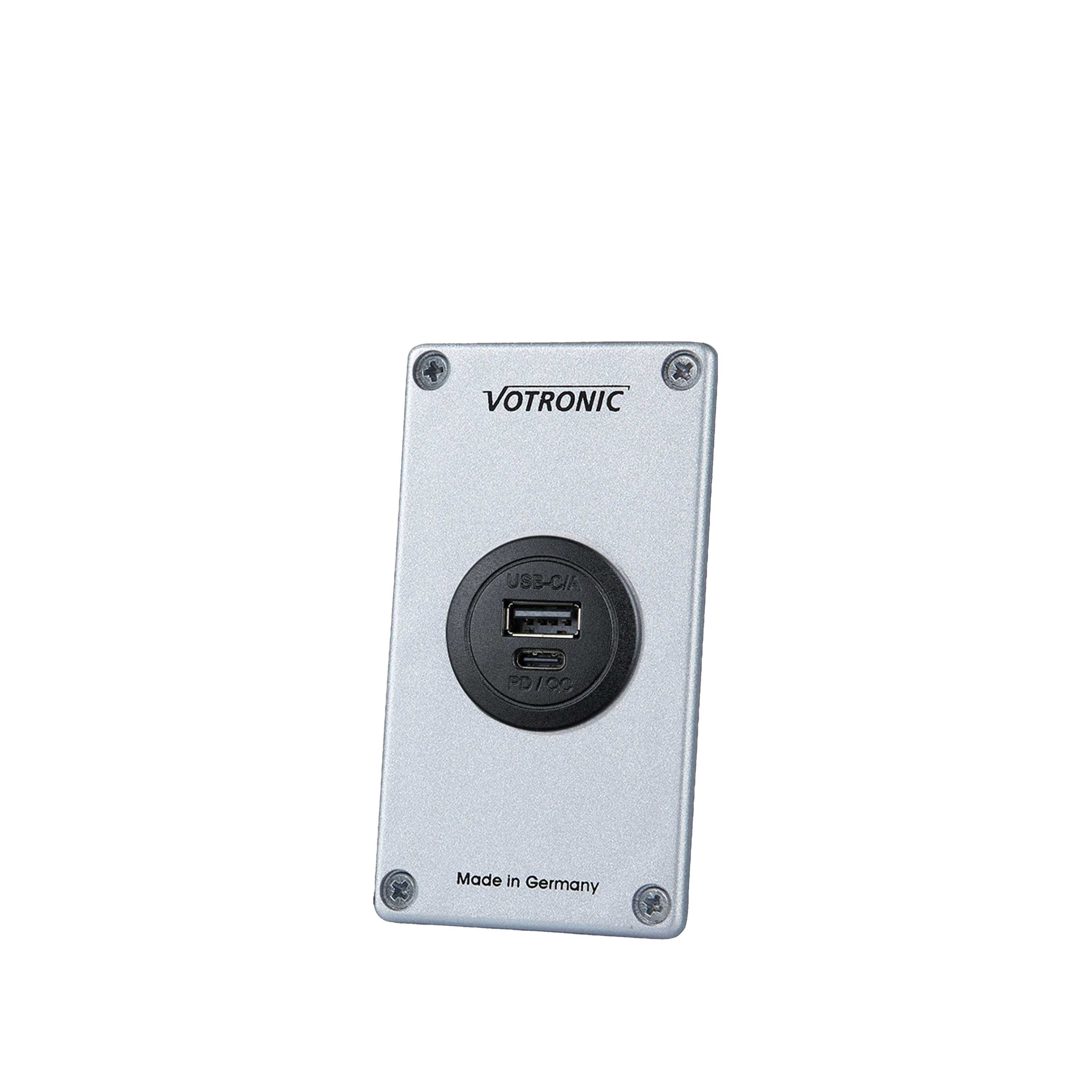 Votronic USB A/C charger panel S - 1298