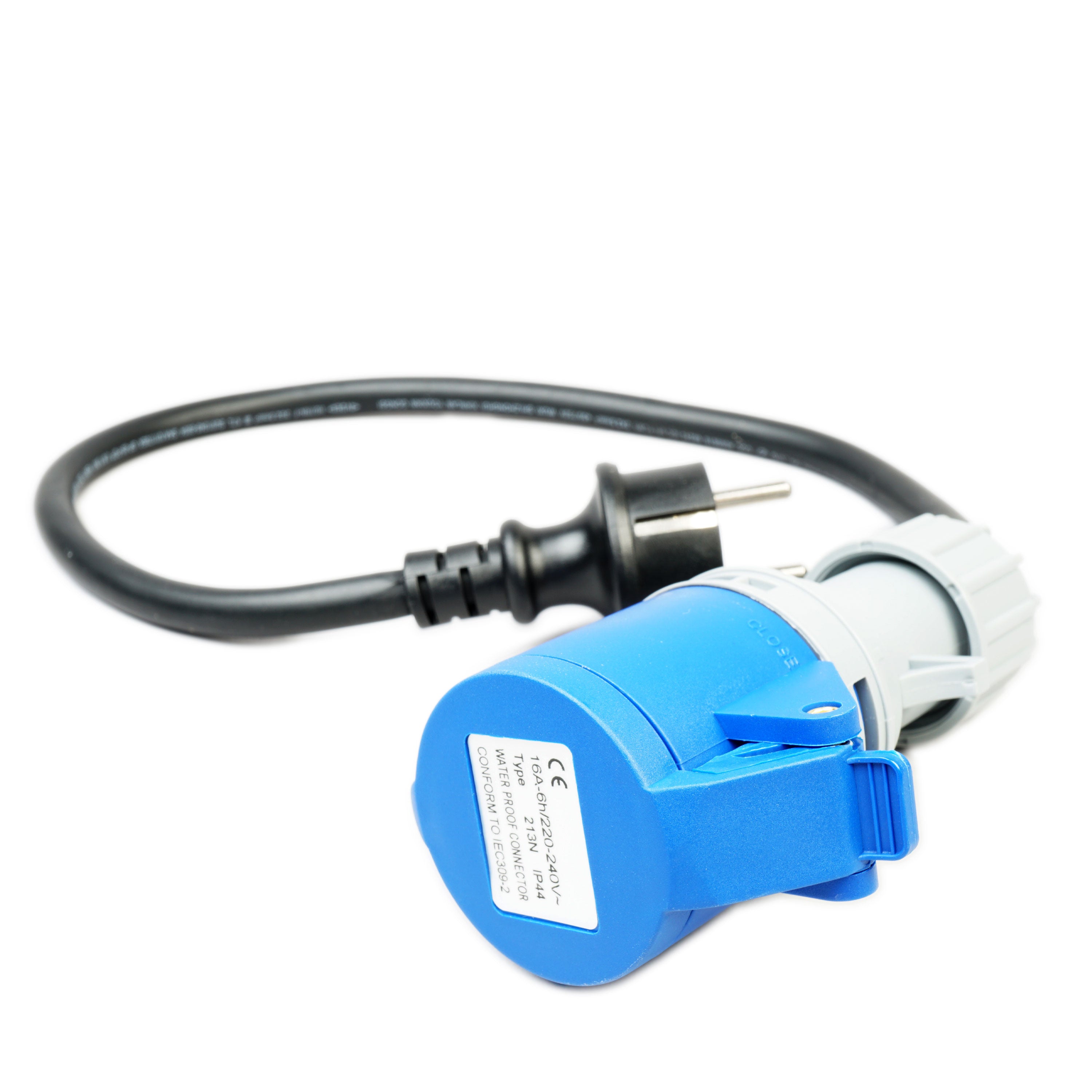 WATTSTUNDE® CEE adapter cable CEE female/Schuko 50cm, 16A