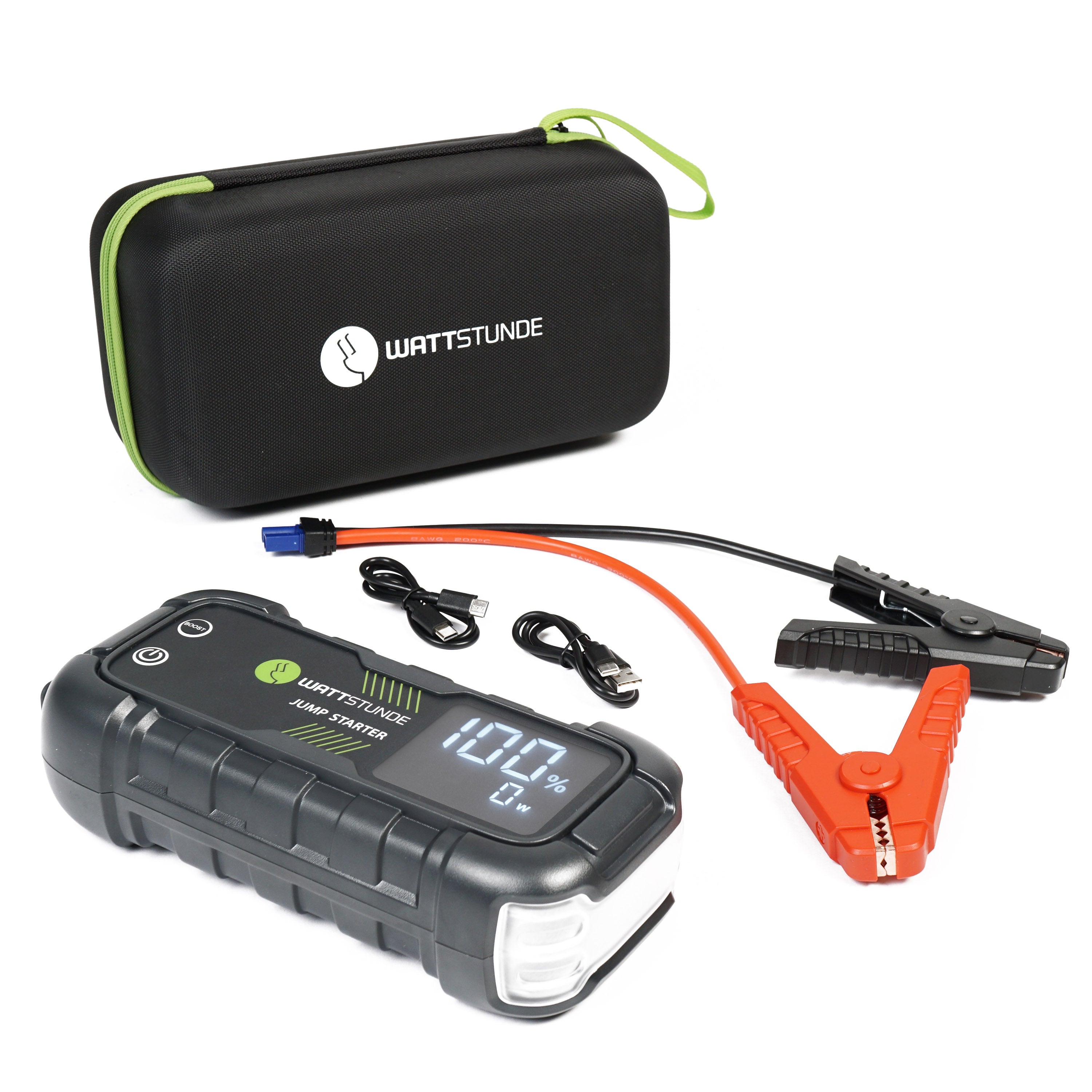 WATTSTUNDE® Jump Starter WS-JS  Camper Starthilfe Powerbank