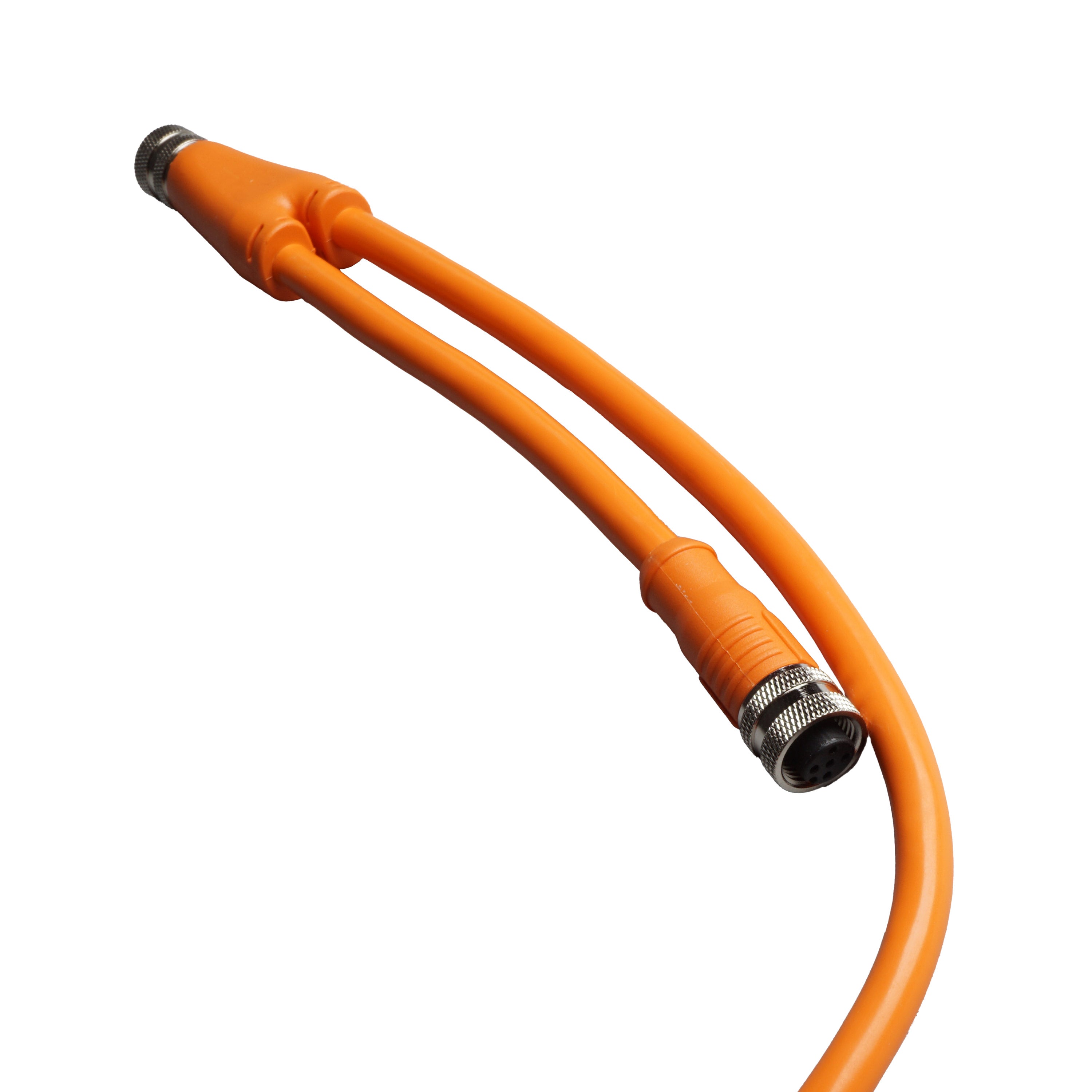 Super B CAN cable 0.4m Y-split straight female to right angle male + female