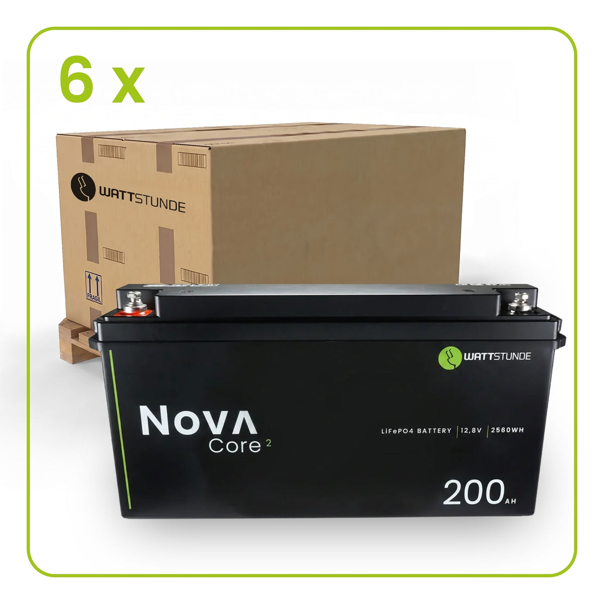 WATTSTUNDE® NOVA Core 2 200Ah Batterie LiFePO4