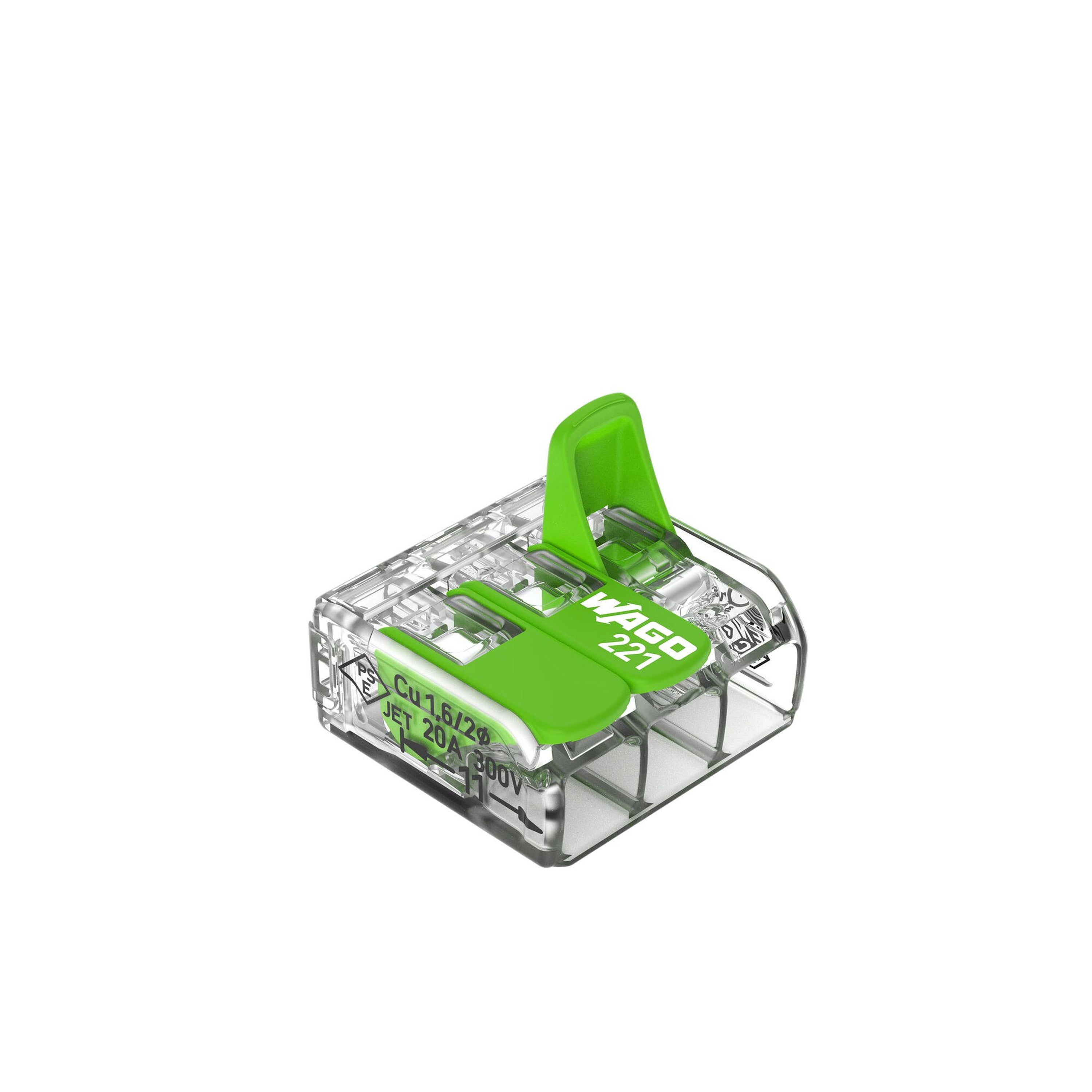 WAGO Green Range flexible connecting terminal up to 4mm² - 221-423 | Pack of 50