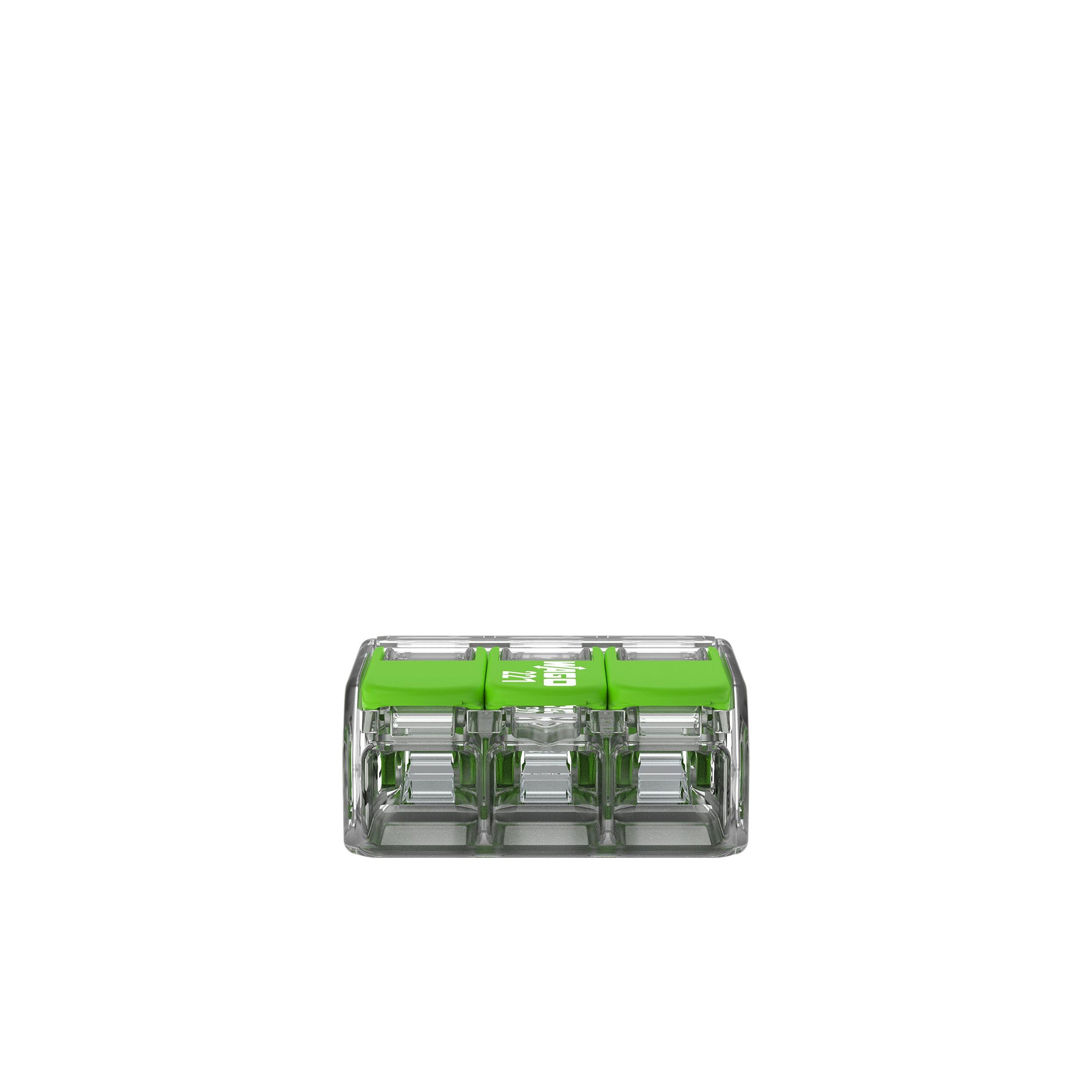 WAGO Green Range flexible connecting terminal up to 4mm² - 221-423 | Pack of 50