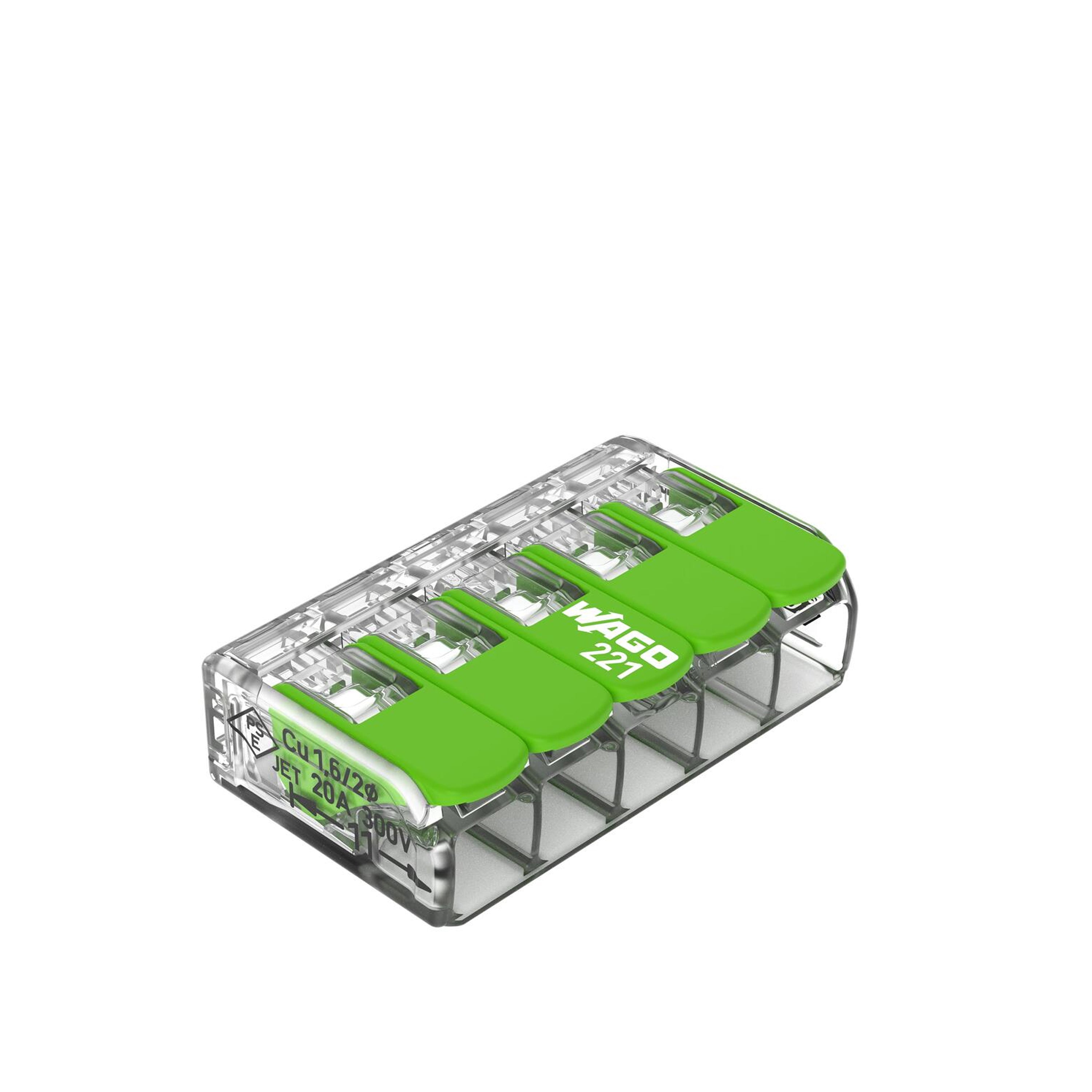 WAGO Green Range flexible connecting terminal up to 4mm² - 221-425