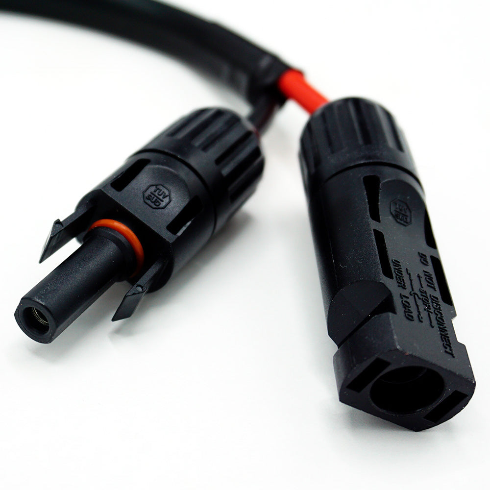 WATTSTUNDE® adapter cable (2x) 4mm² type MC4/XT60 female 3-pin 30cm black