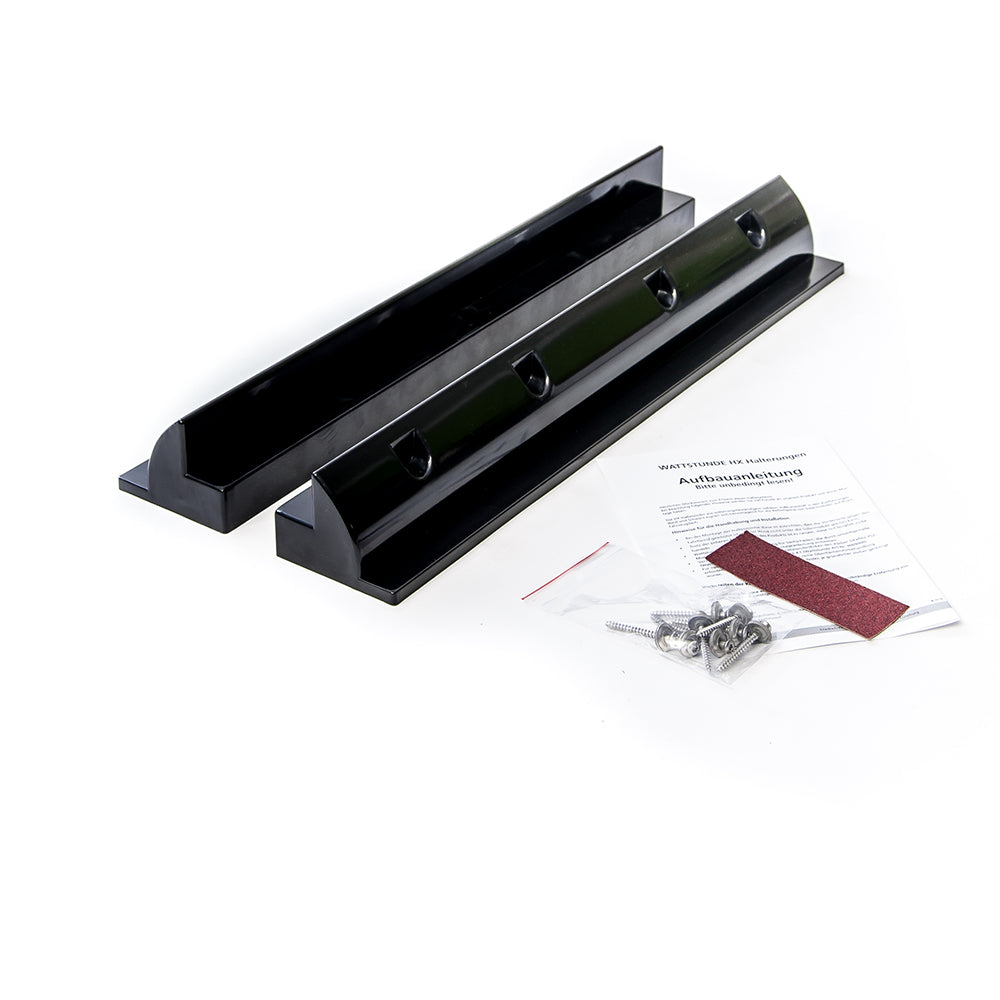 WATTSTUNDE® solar module bracket HXH68/S ASA plastic black