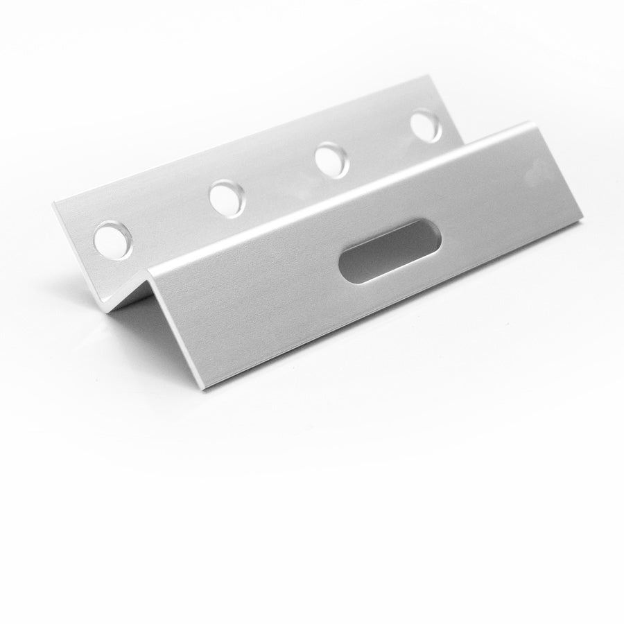 WATTSTUNDE® 100 mm Aluminum Z-Bracket HSZ100 White Mount