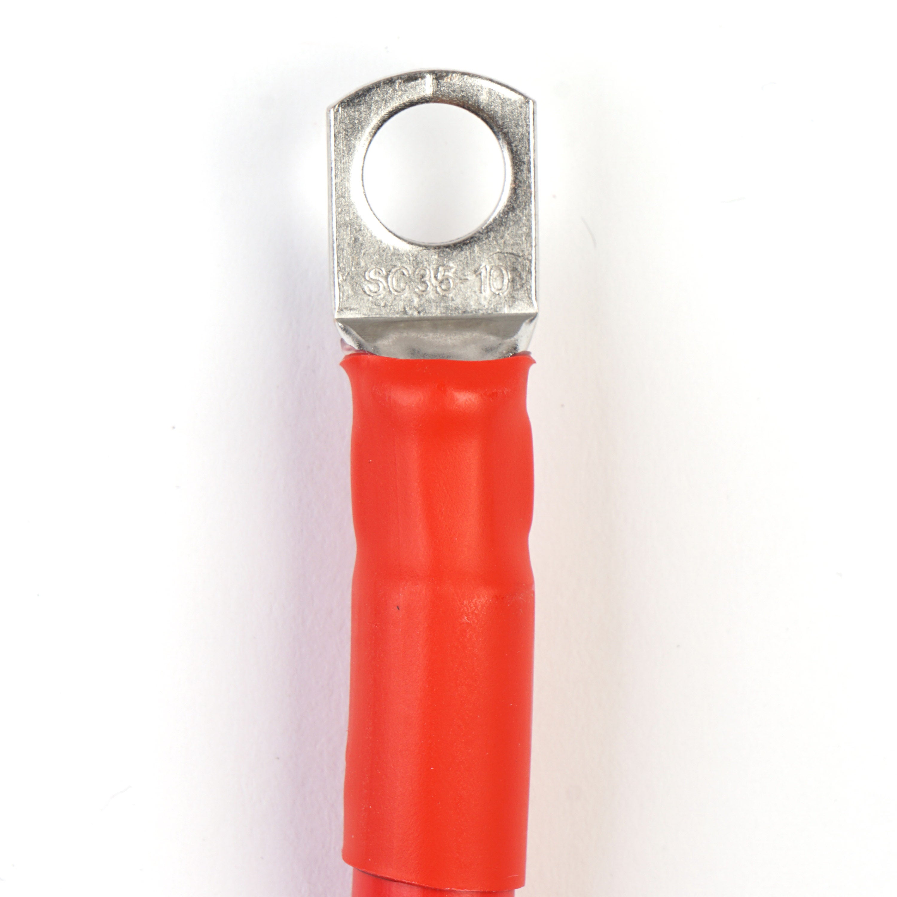 WATTSTUNDE® Batteriekabel 35 mm² M8/M10 30 cm rot