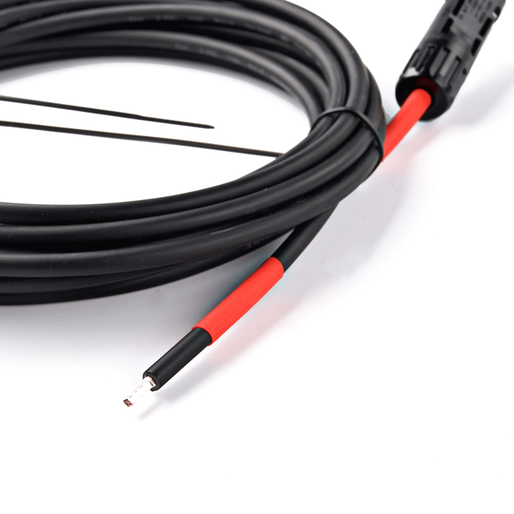 WATTSTUNDE® MVK 4.5 Connection Cable Solar Panel to Charge Controller 2 x 5 Meters 4 mm²